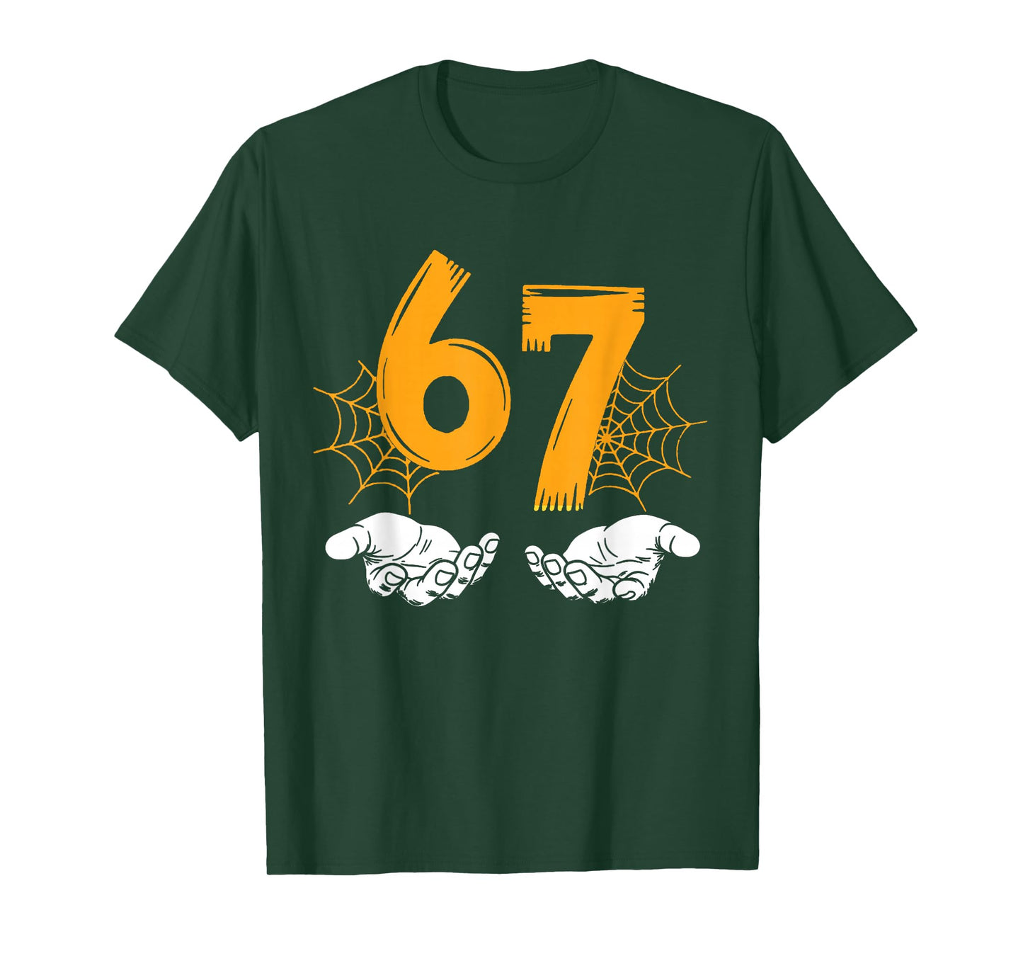 Funny Six Seven 6 7 Meme Number 67 Design Couples Halloween T-Shirt