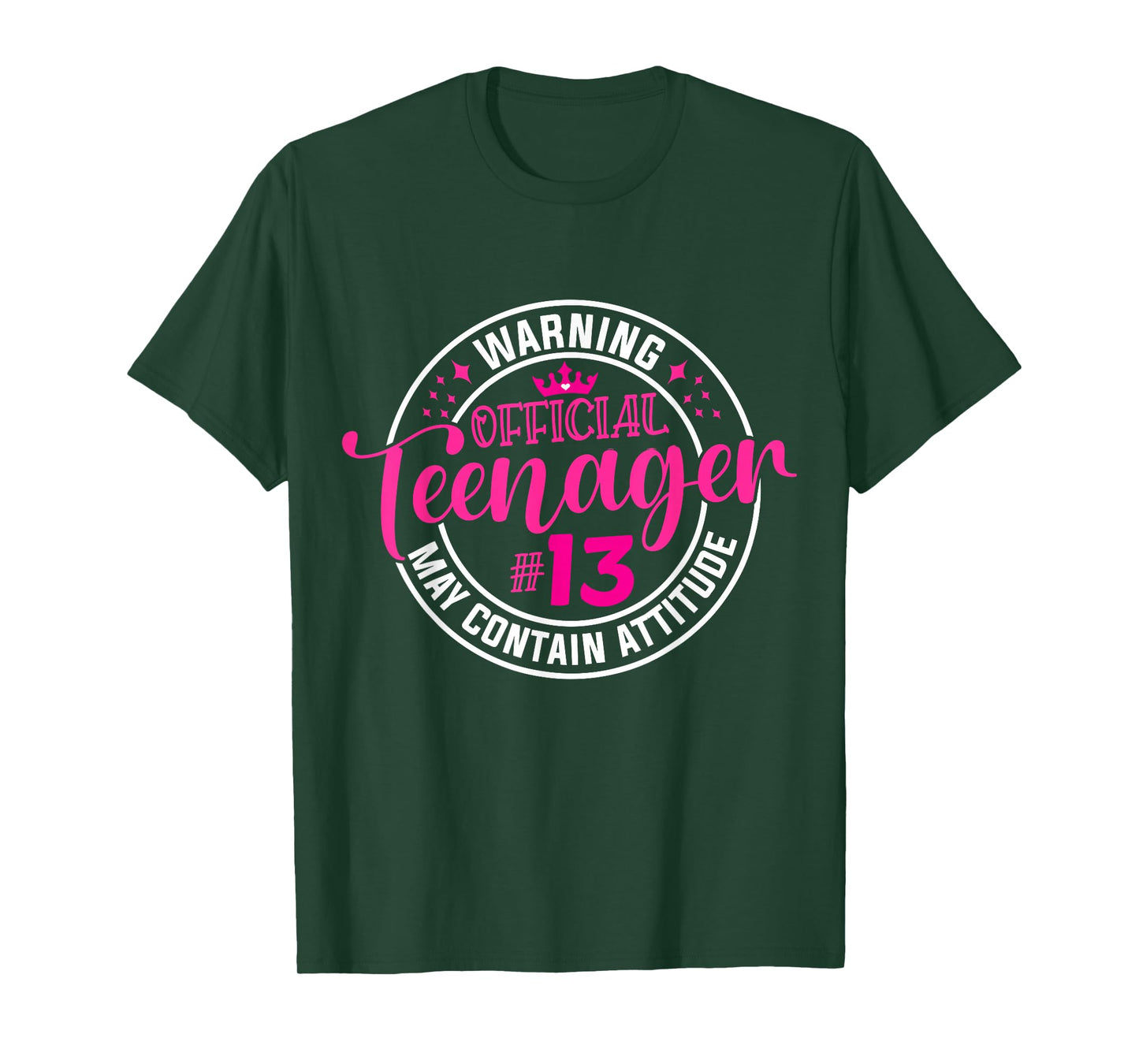 13th Birthday Girl Official teenager 13 Year Old Birthday T-Shirt