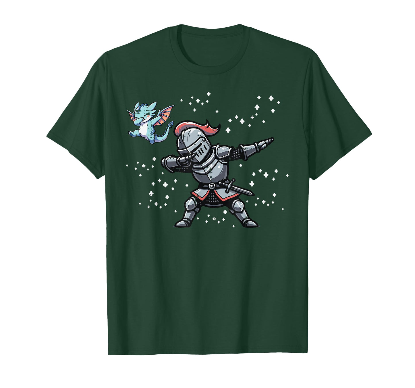 Little Dragon Knight Dab Cute Boys Girls Kids Men Women T-Shirt