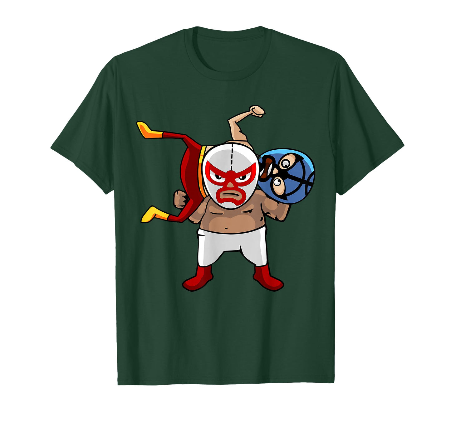 Cool Mexican Wrestling Lucha Libre Mask - Retro Legend T-Shirt