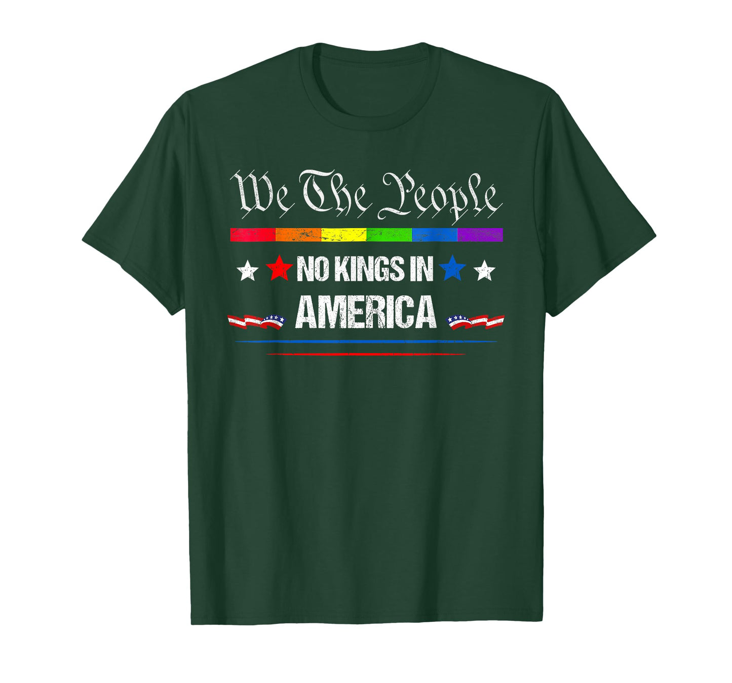 We The People No Kings in America Funny Political T-Shirt