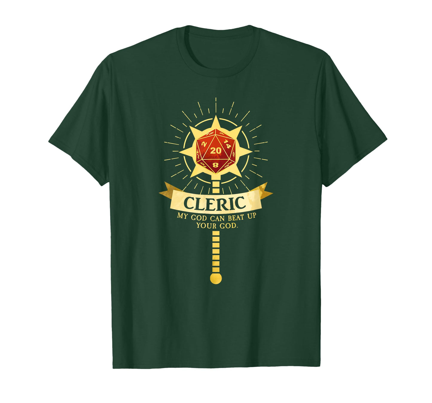 Cleric Class RPG Roleplaying Gamer T-Shirt