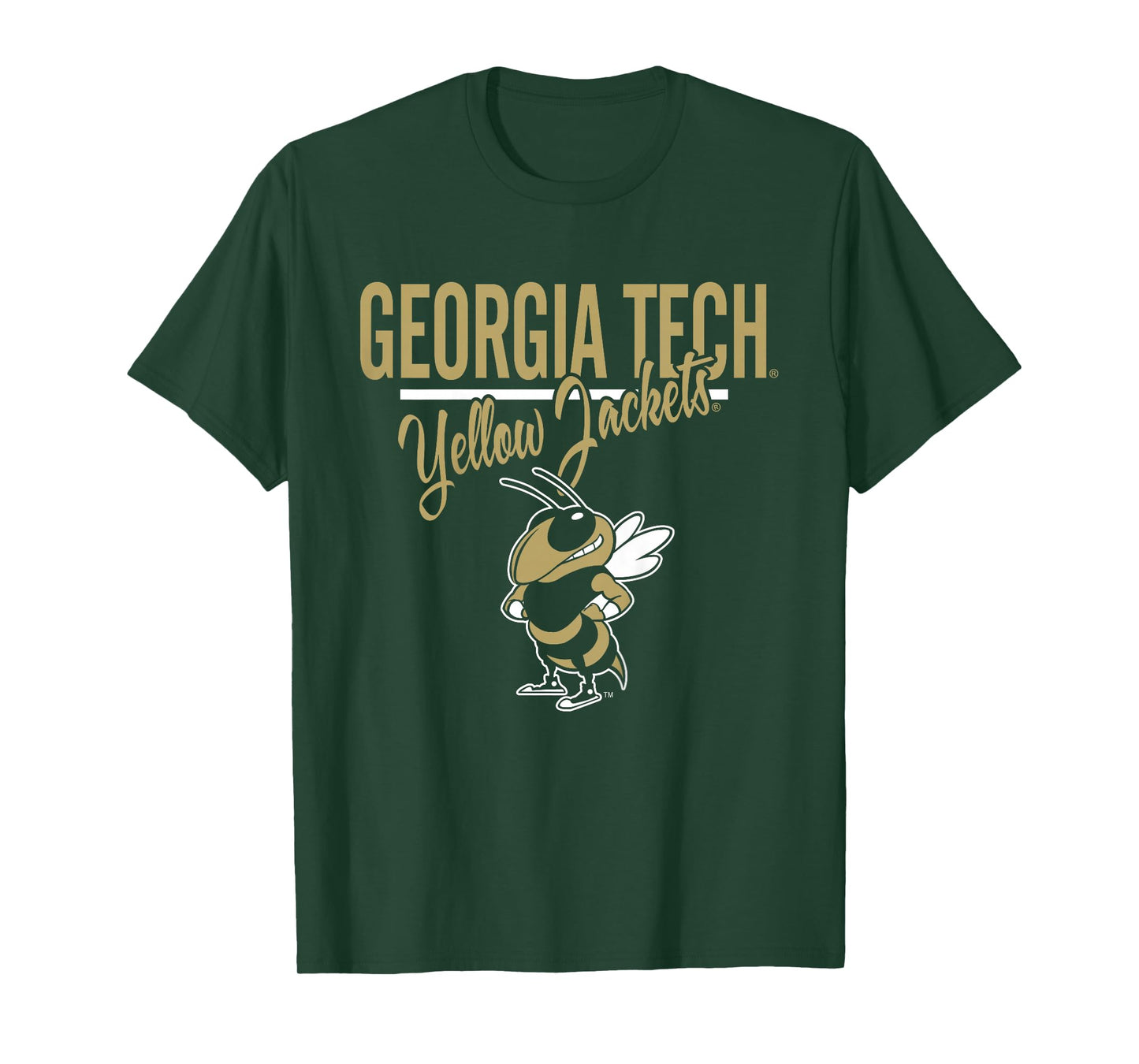 Kids Georgia Tech Yellow Jackets Kid's Mascot Navy T-Shirt