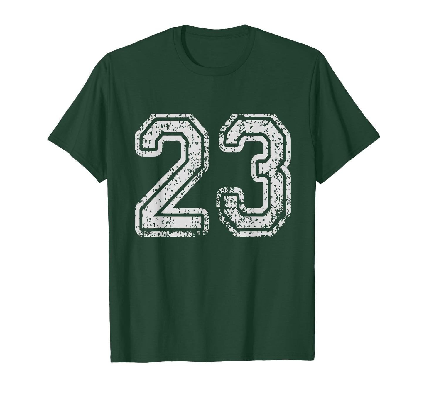 Team Jersey Uniforms Number 23 School Sports 23rd Birthday T-Shirt
