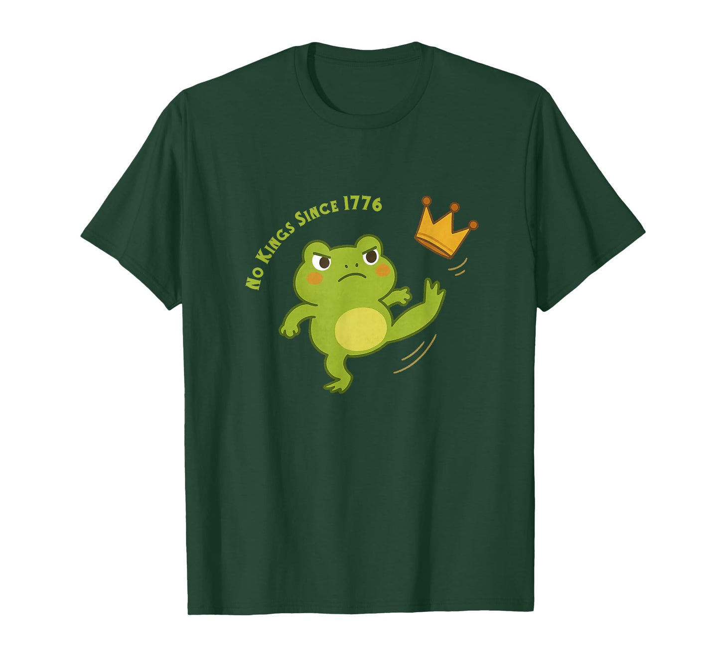 Frog Protest No Kings in America T-Shirt