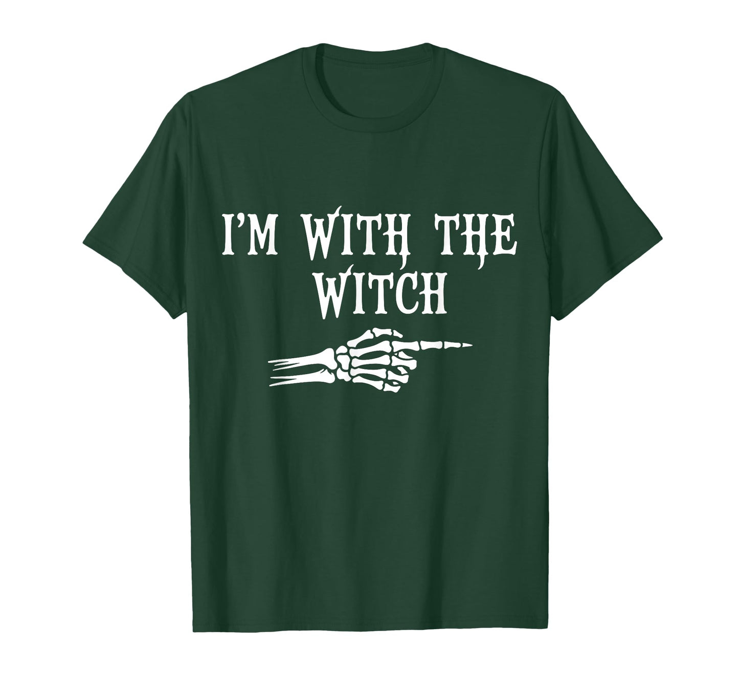Im with The Witch Costume Halloween T-Shirt
