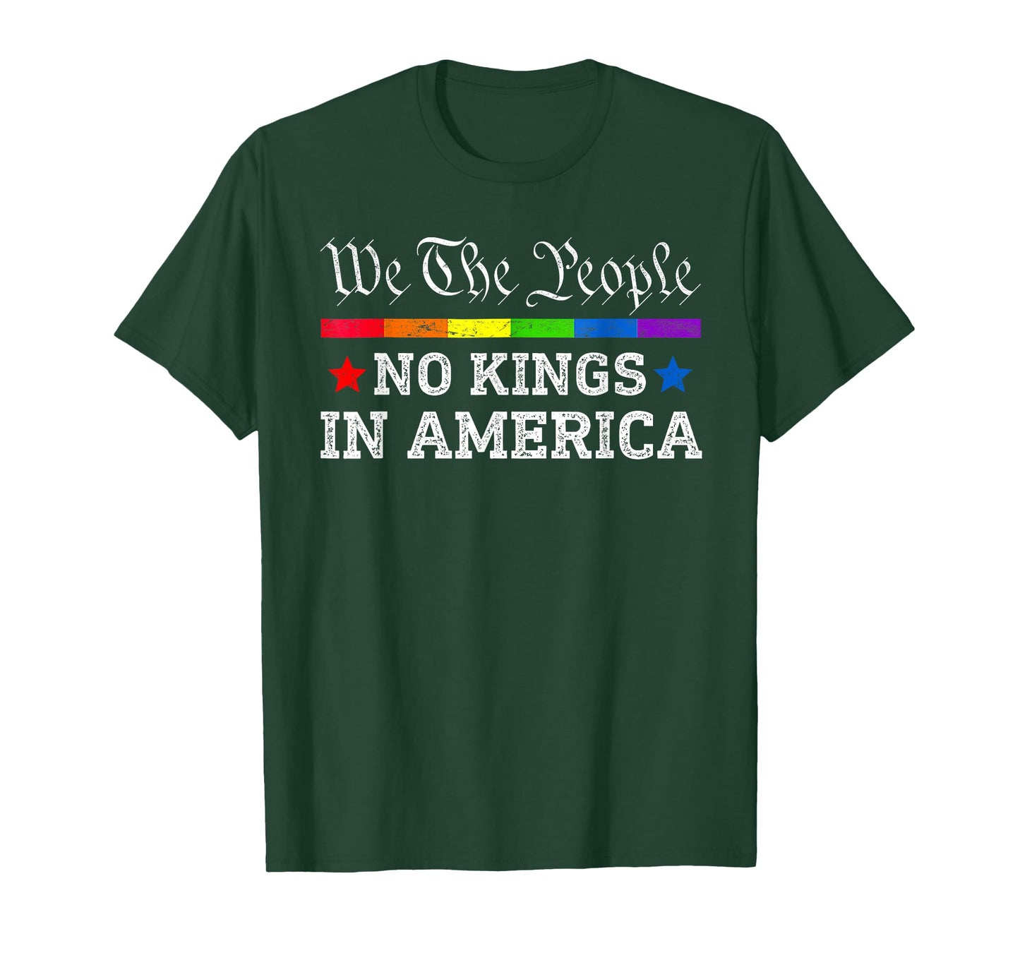 No Kings In America We The People Political Shirt Men Women T-Shirt