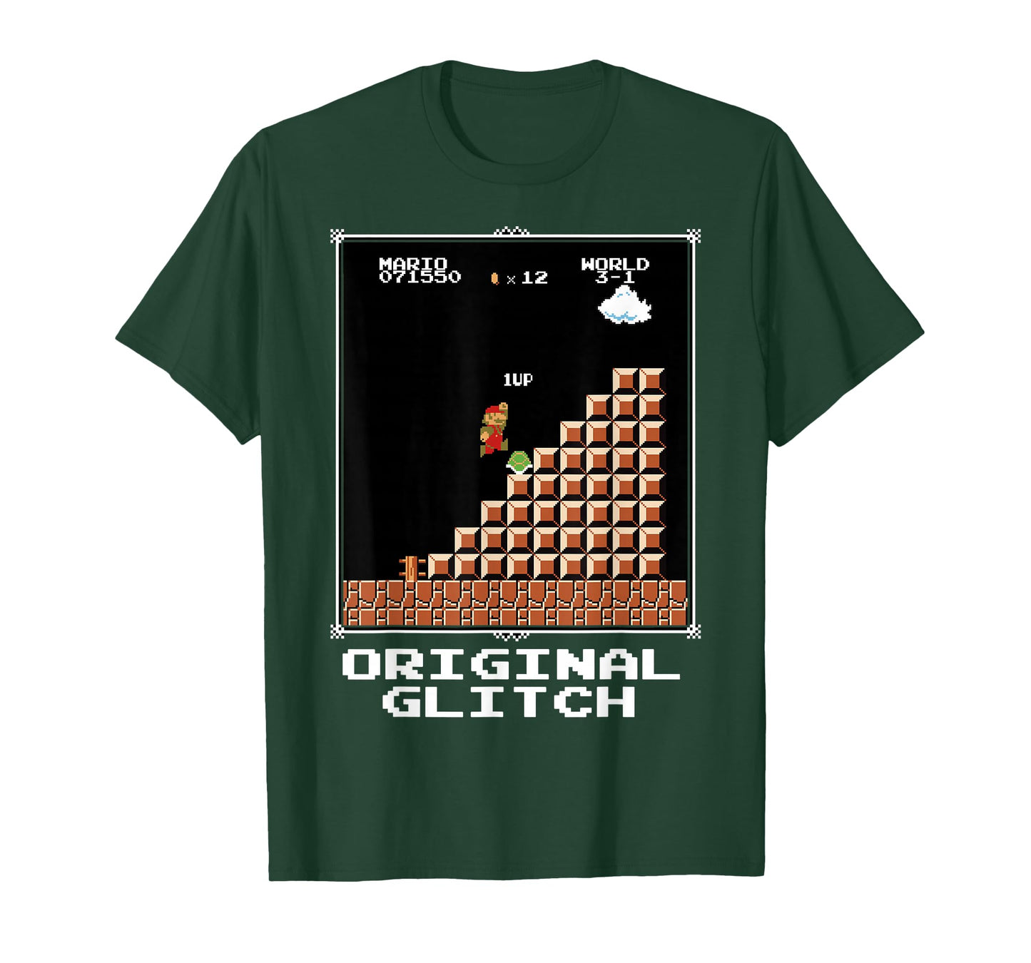 Super Mario Original Glitch Poster T-Shirt