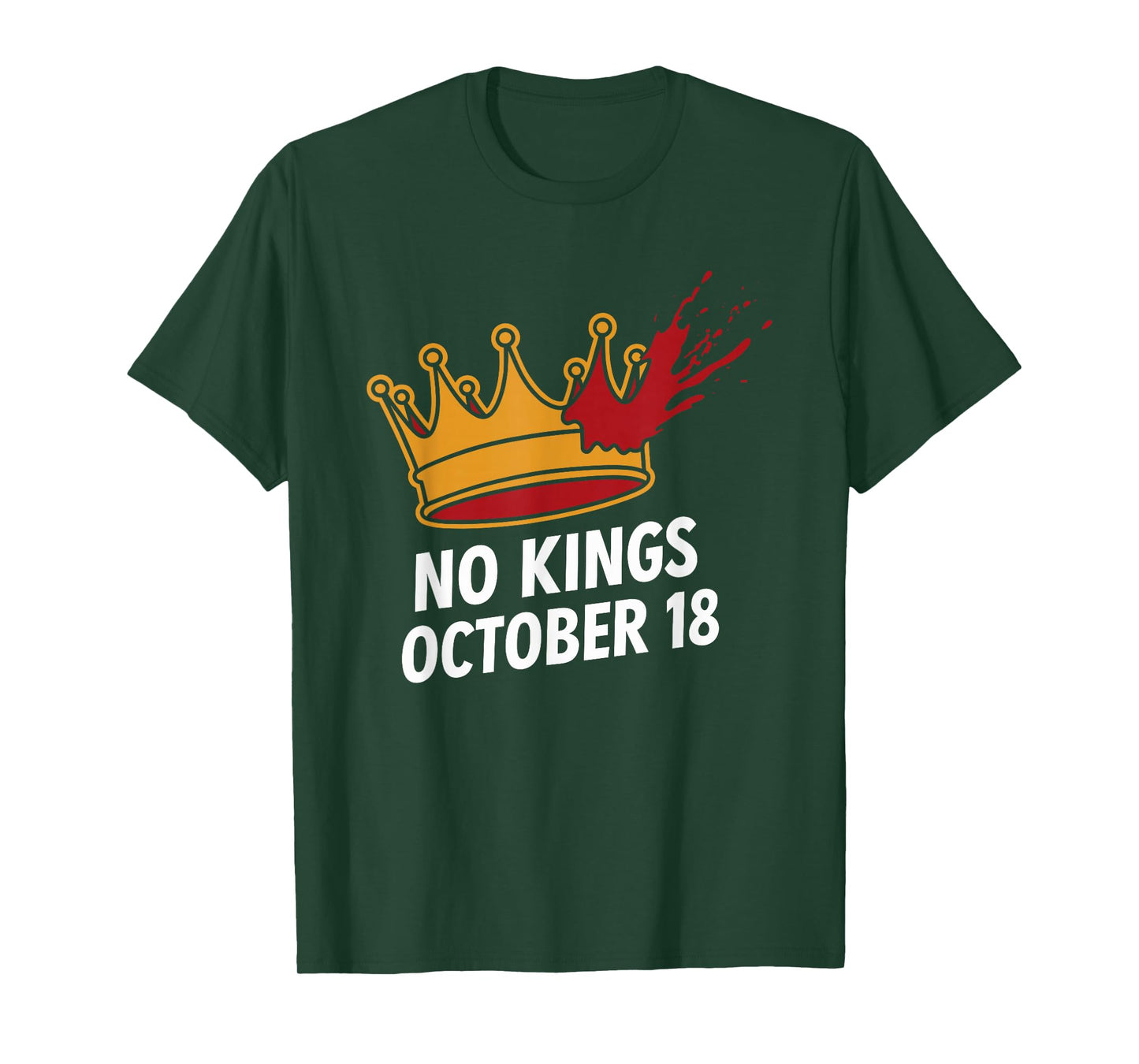 No Kings October 18 No Kings Day T-Shirt