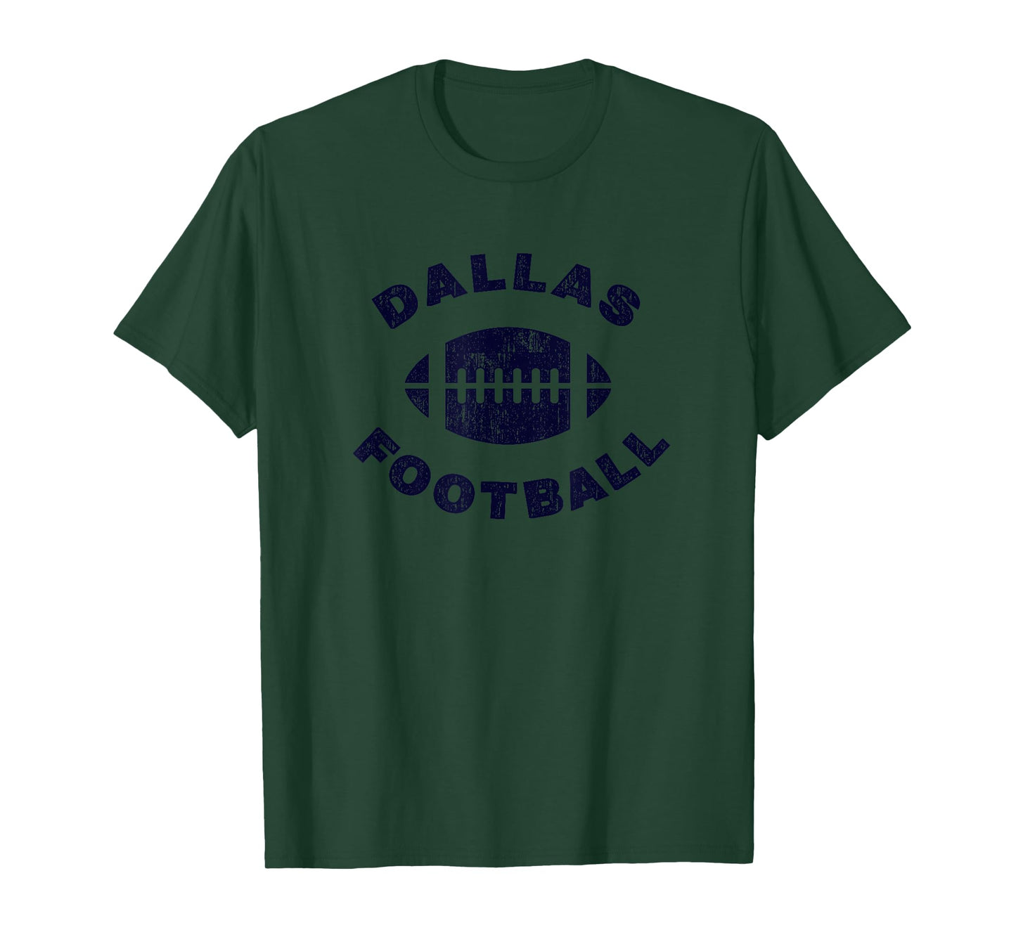 Dallas Vintage Distressed Football Sports Design T-Shirt