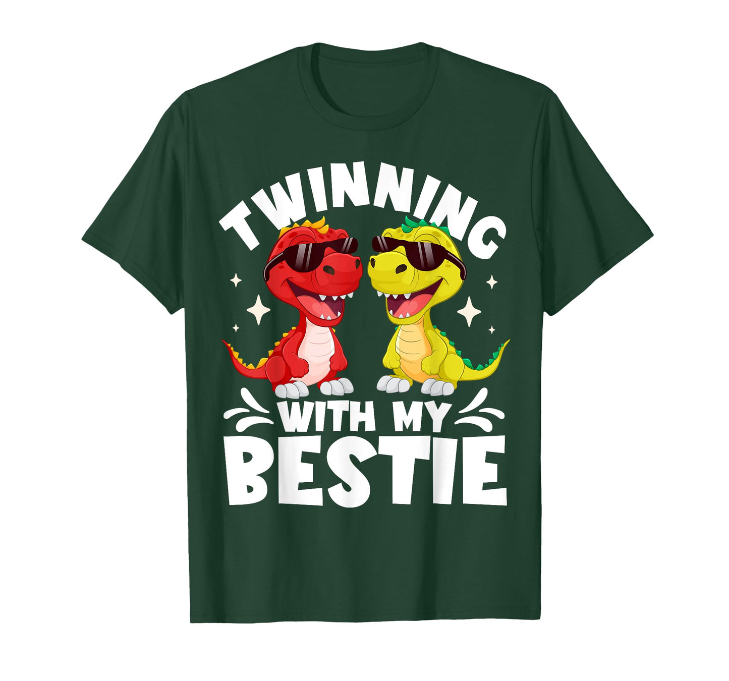 Twinning With My Bestie, Friends Spirit Week Boys Kids Day T-Shirt