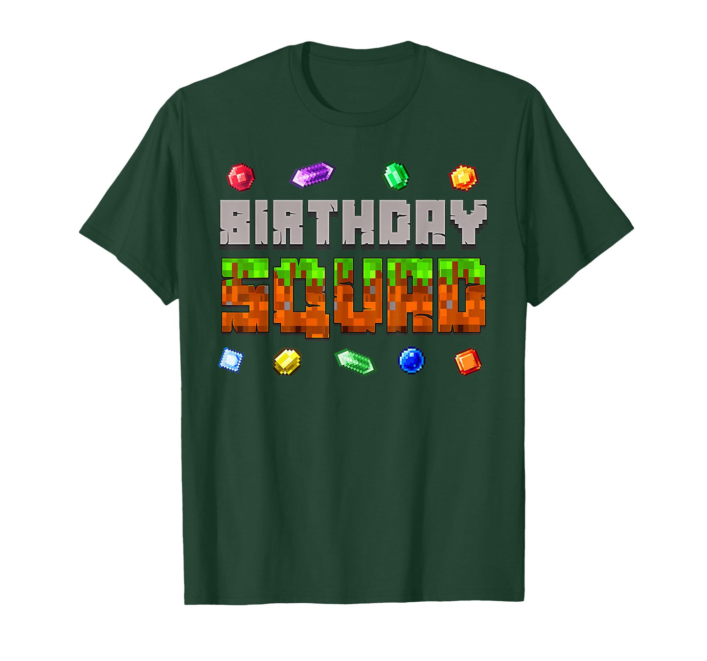 Funny Birthday Squad Birthday Boy Video Game Pixel Gaming T-Shirt