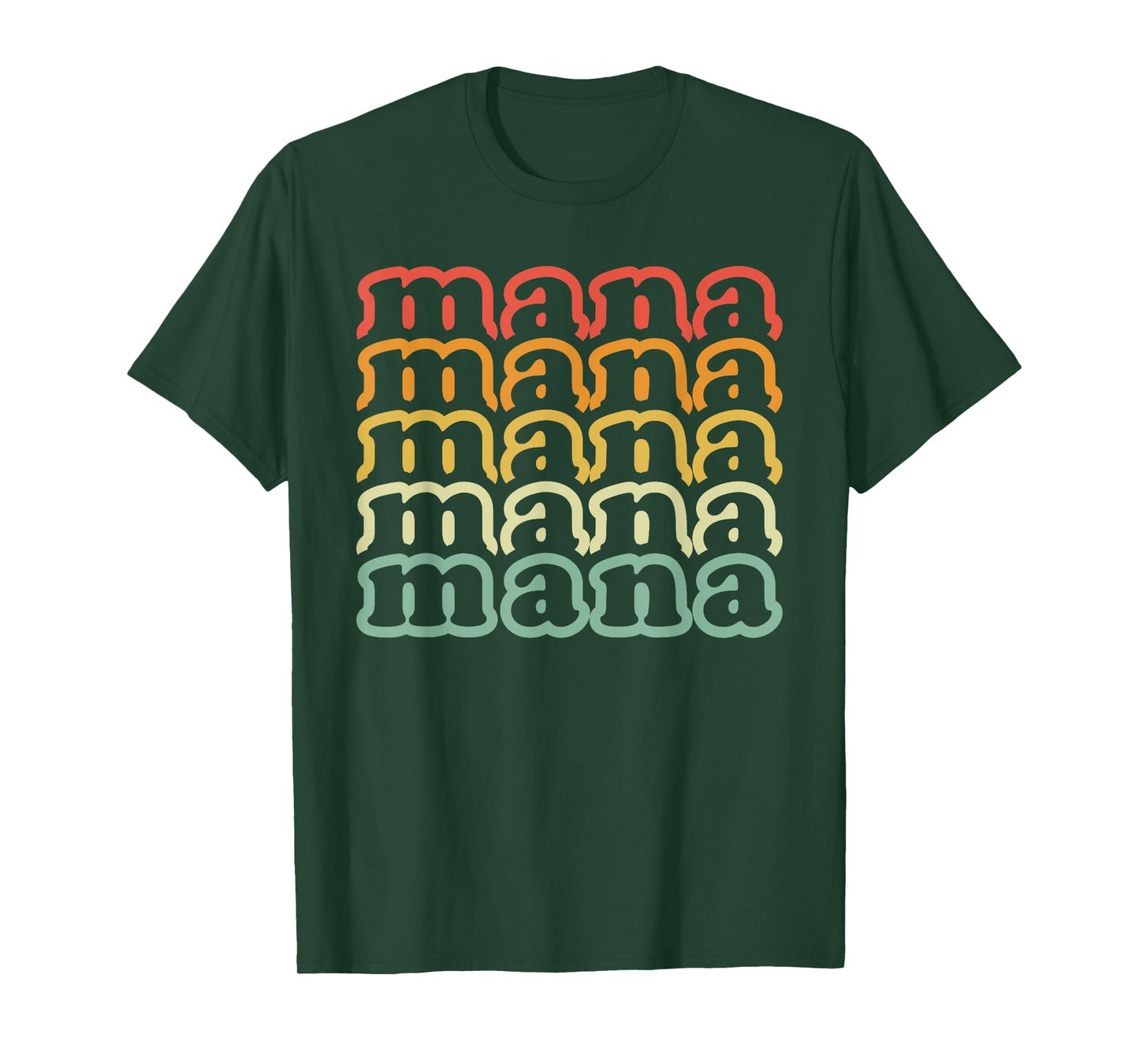 Mana Vintage Retro Mana T-Shirt