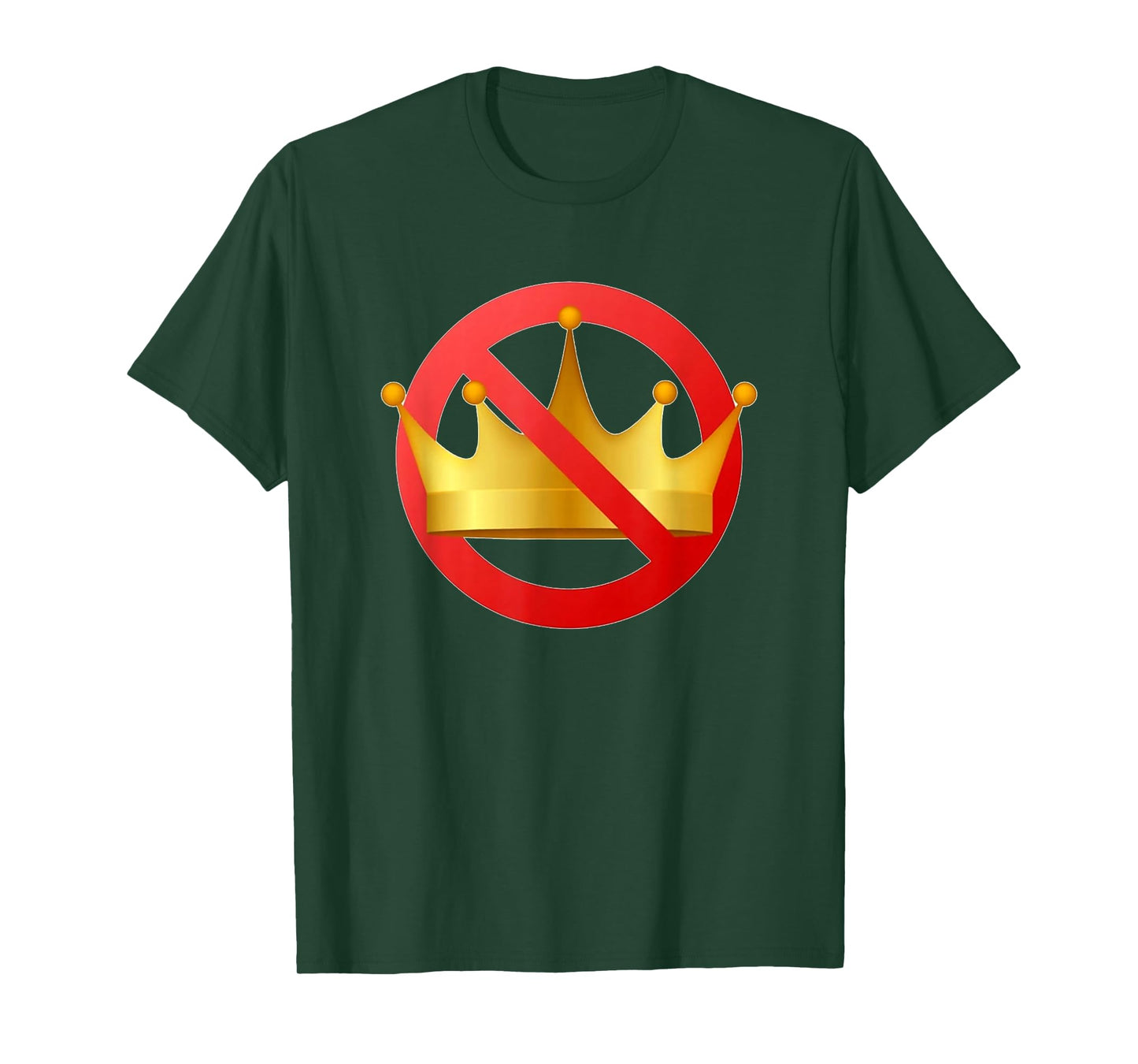 No Kings Authority Prohibition Wall Decal T-Shirt