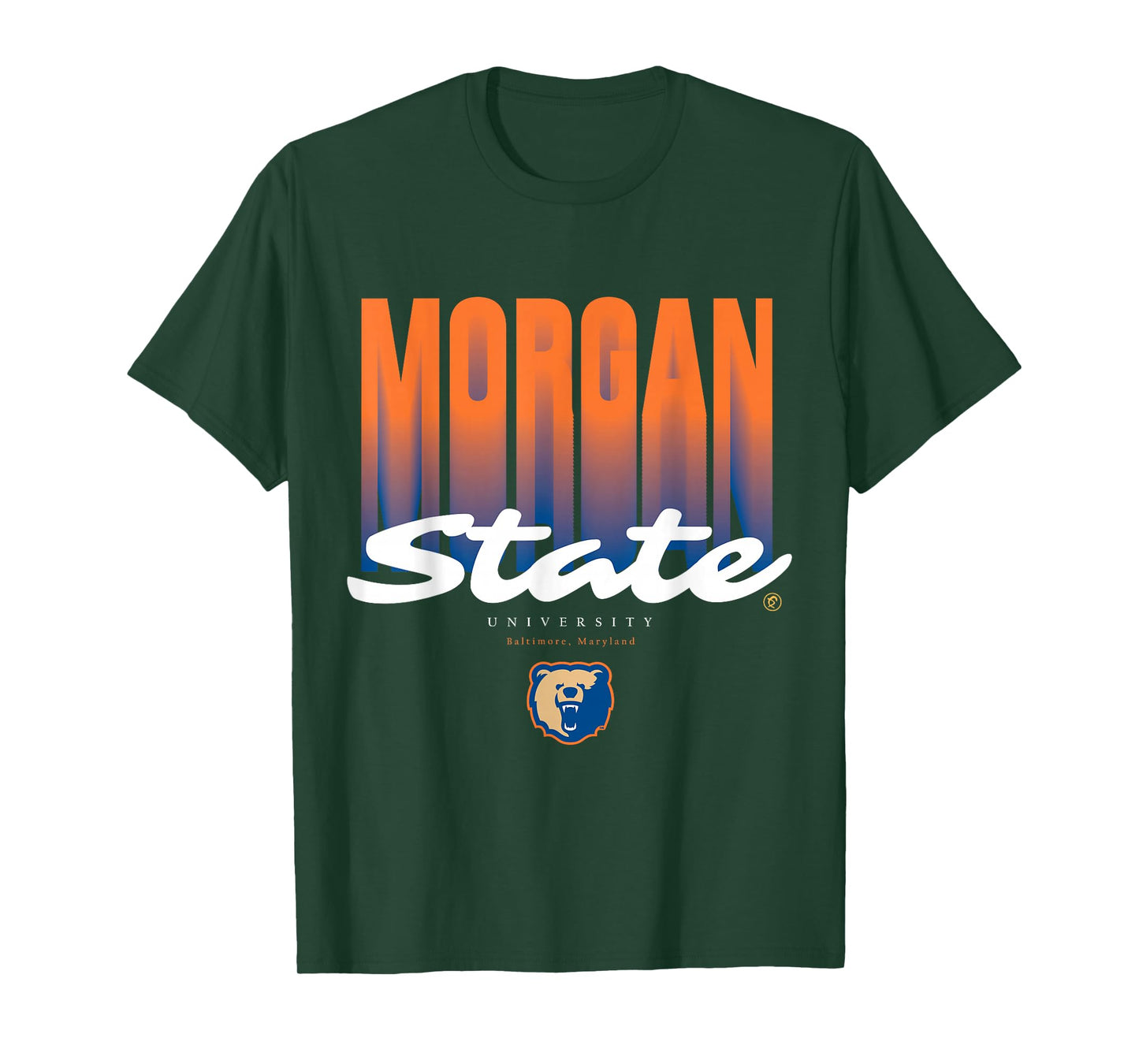Morgan State University - MSU Color FADE - HBCU – Bears T-Shirt