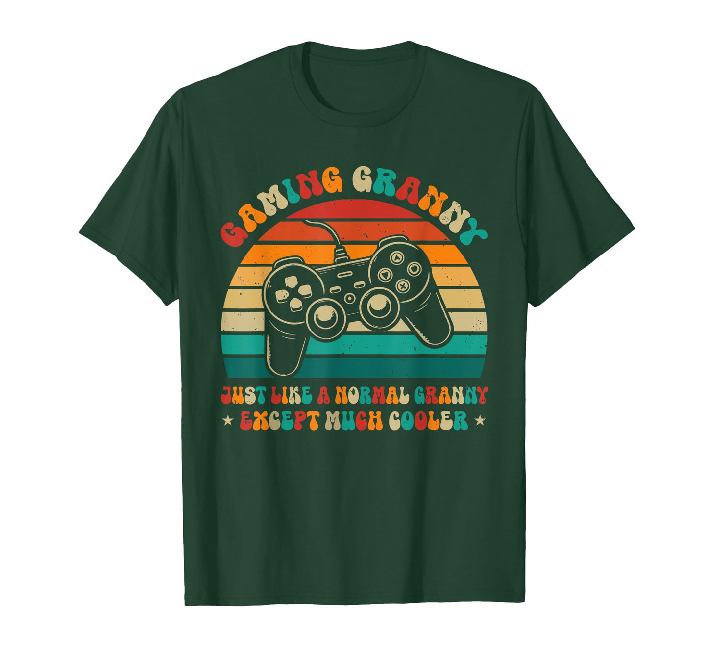 Vintage Gaming Granny Definition Much Cooler Mother's Day T-Shirt