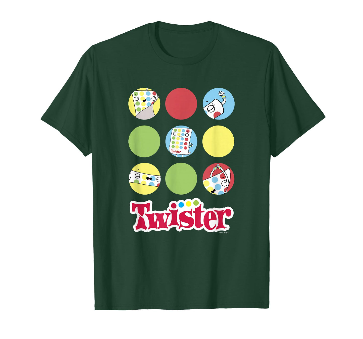 Twister Vintage Retro Classic Game Instruction Panel T-Shirt