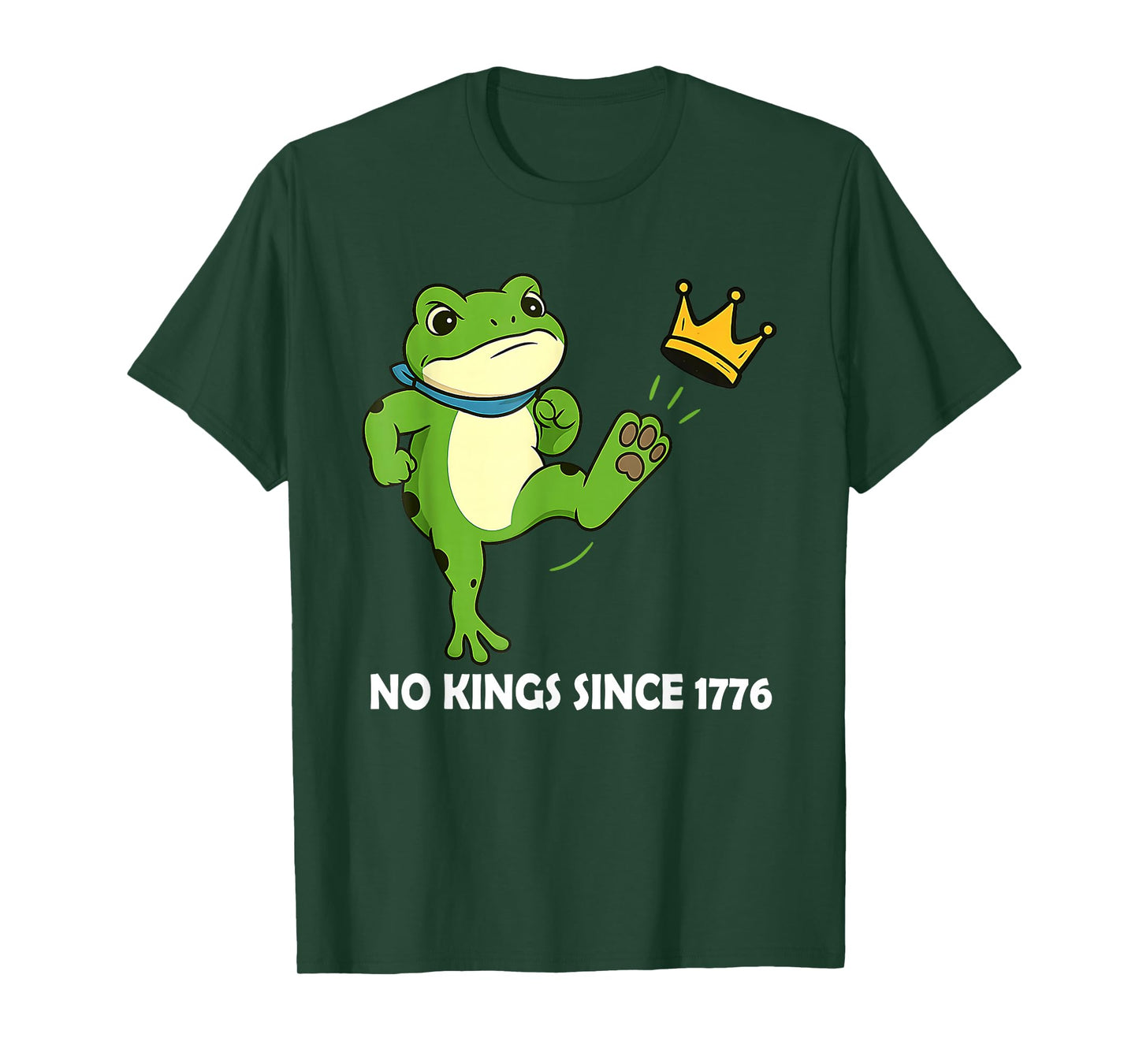 Frog Protest No Kings in America T-Shirt