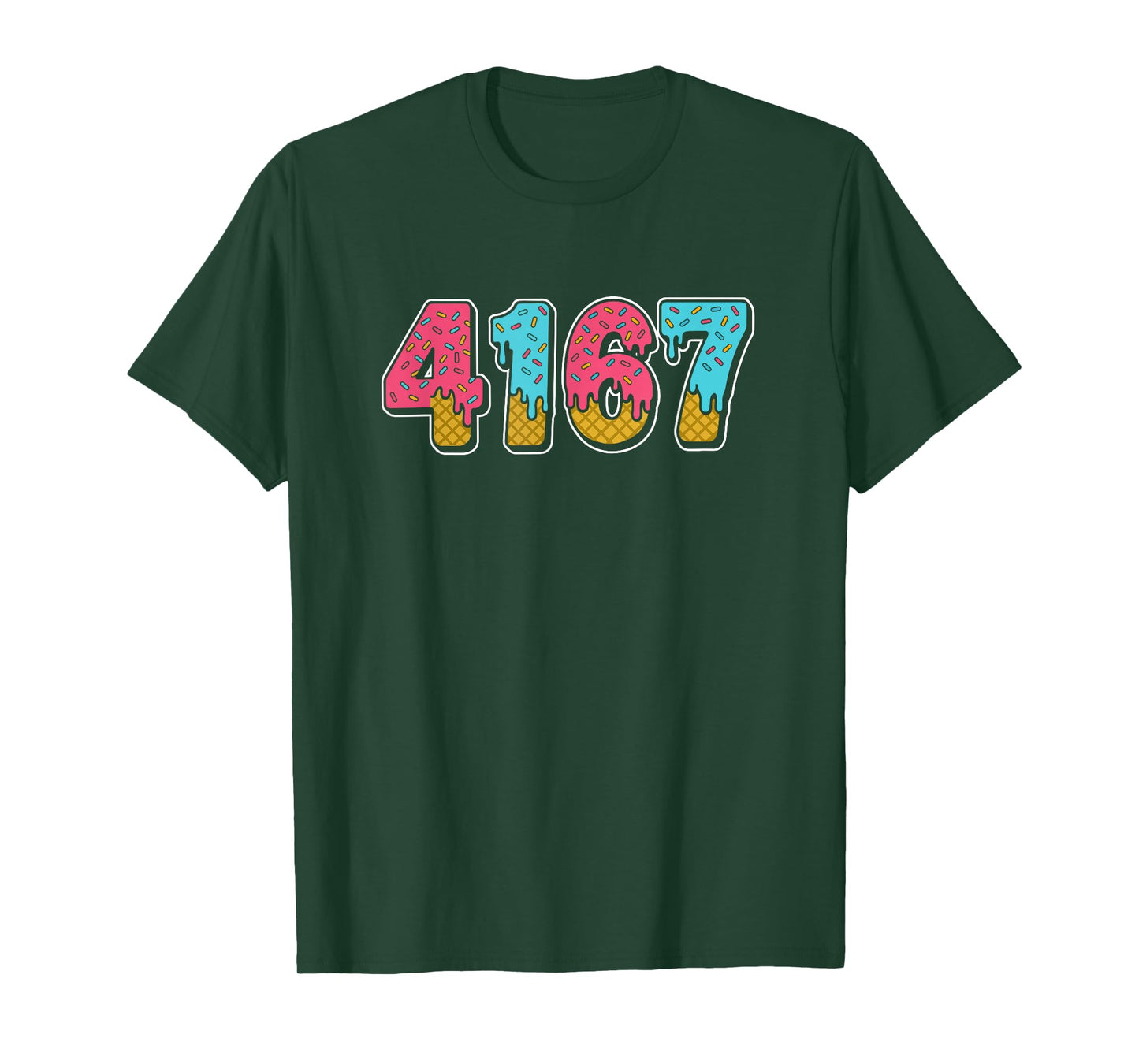 41 67 Ice Cream Drip Meme 6 7 6-7 4 1 4-1 Forty One T-Shirt