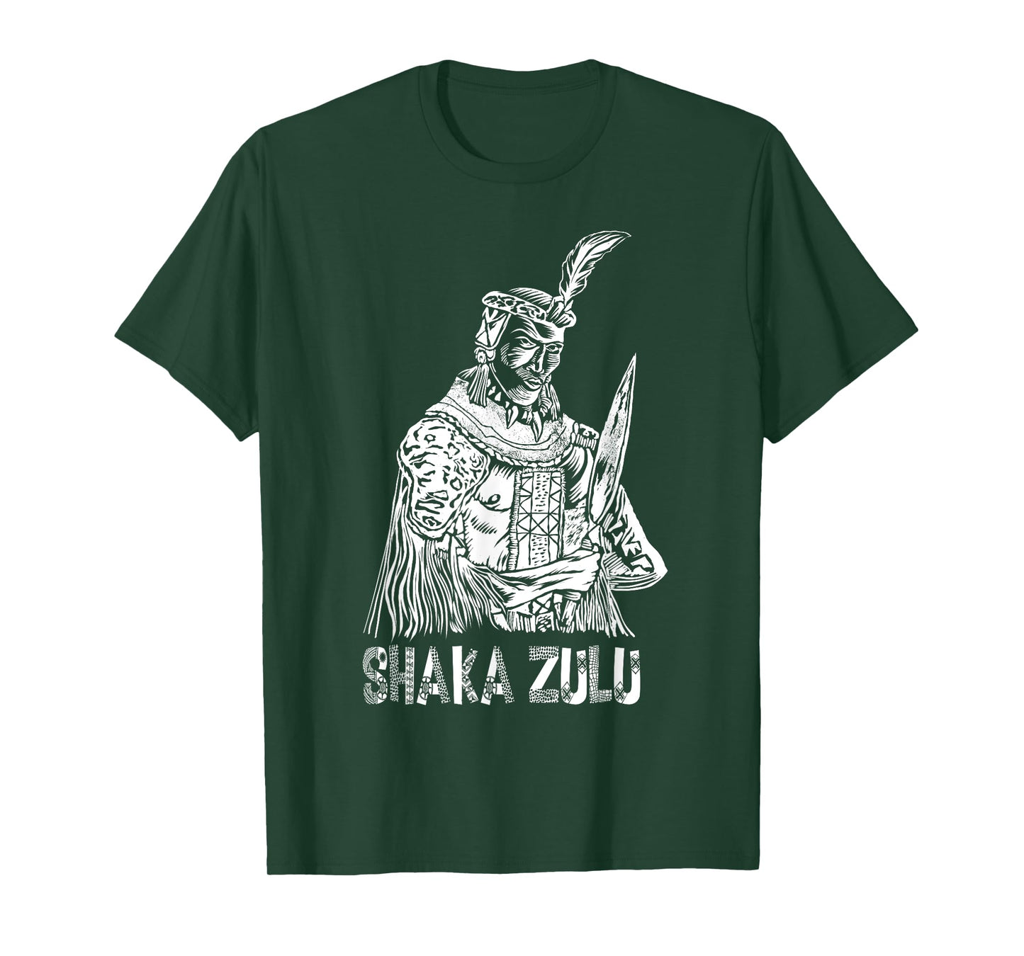Cool Shaka Zulu African King Pride Funny Gift For Men Women T-Shirt
