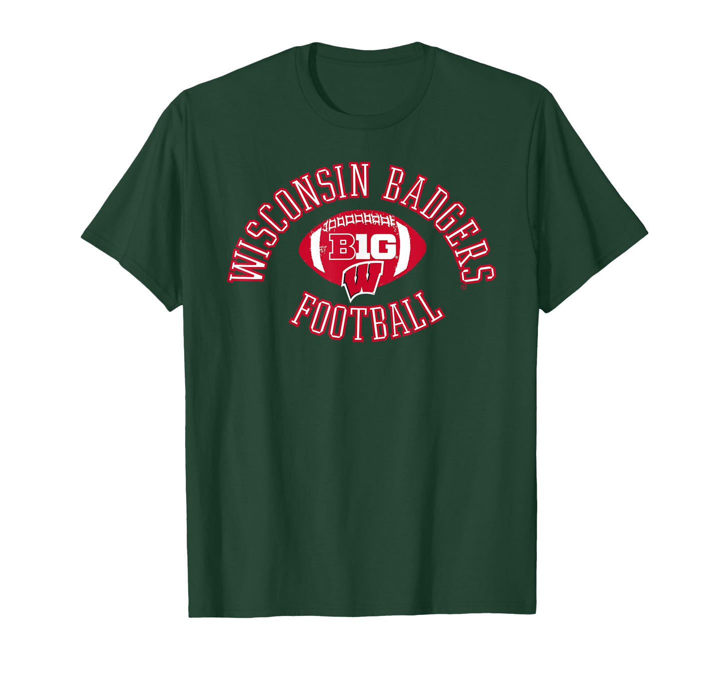 Wisconsin Badgers Big 10 Football Huddle Officially Licensed T-Shirt