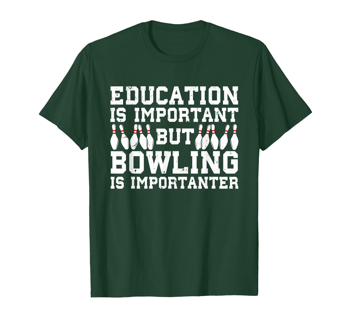 Bowling Art For Men Women Bowling Lover Pin Target Bowlers T-Shirt