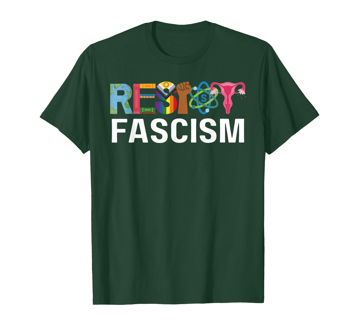 Resist Fascism Anti Racist Anti Trump T-Shirt
