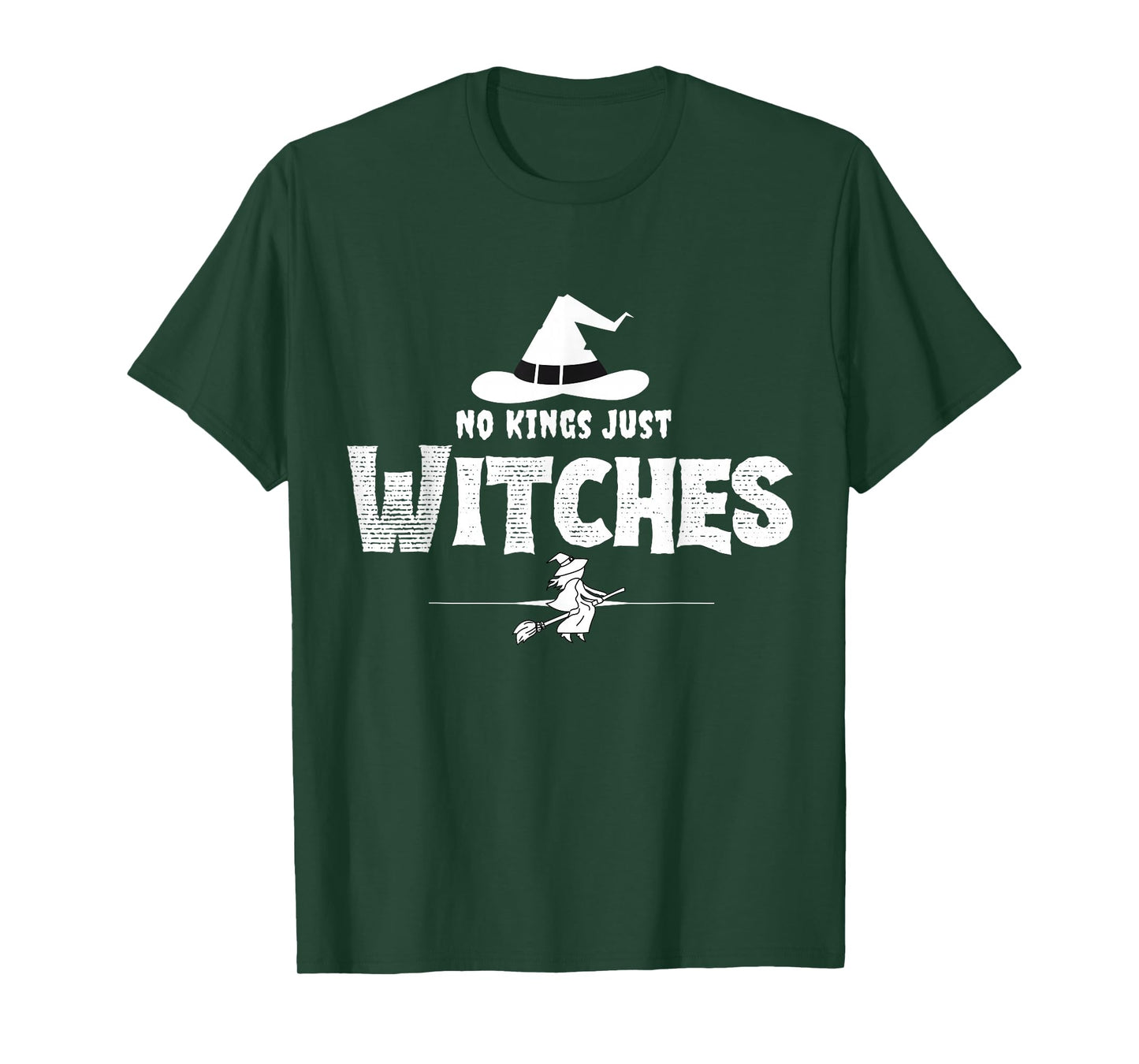 No Kings Just Witches Mystic Moon Magic Energy Halloween T-Shirt