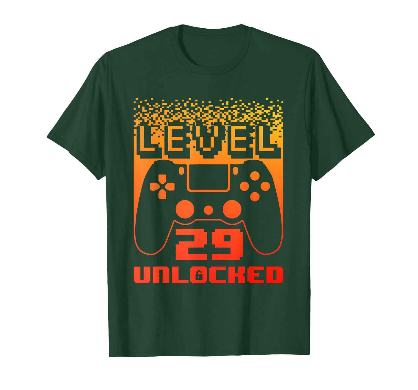 29th Birthday For Men Level 29 Unlocked Gamer 29 Year Old T-Shirt