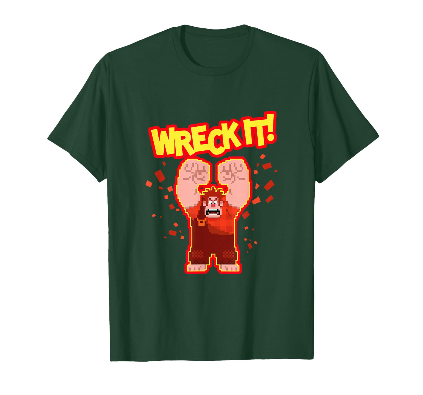 Disney Wreck-It Ralph Wreck It! Angry Pixelated Ralph Shot T-Shirt