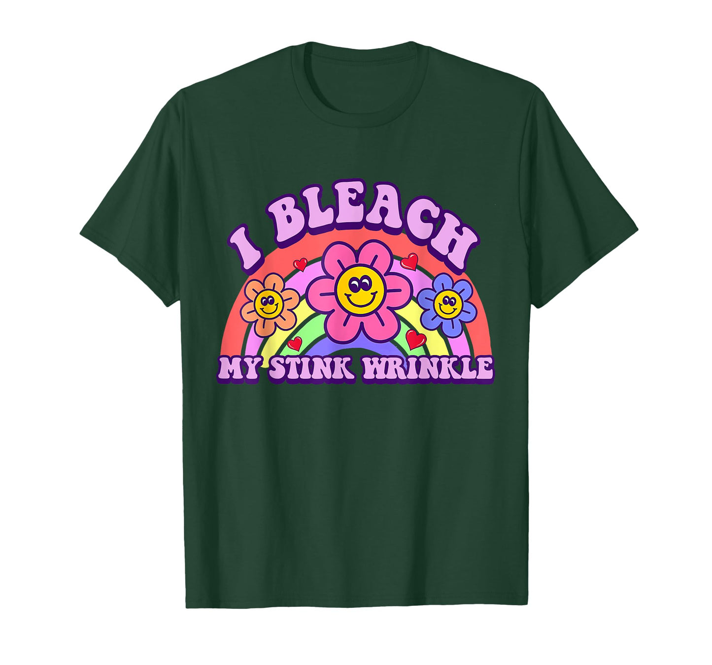 Funny I Bleach My Stink Wrinkle Sarcastic Adult Humor Meme T-Shirt