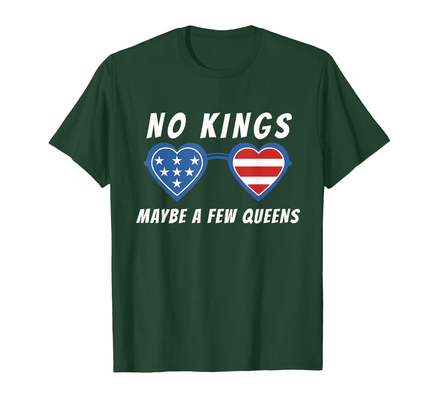 Funny No Kings Anti-Republican Support Trans Rights Humor T-Shirt