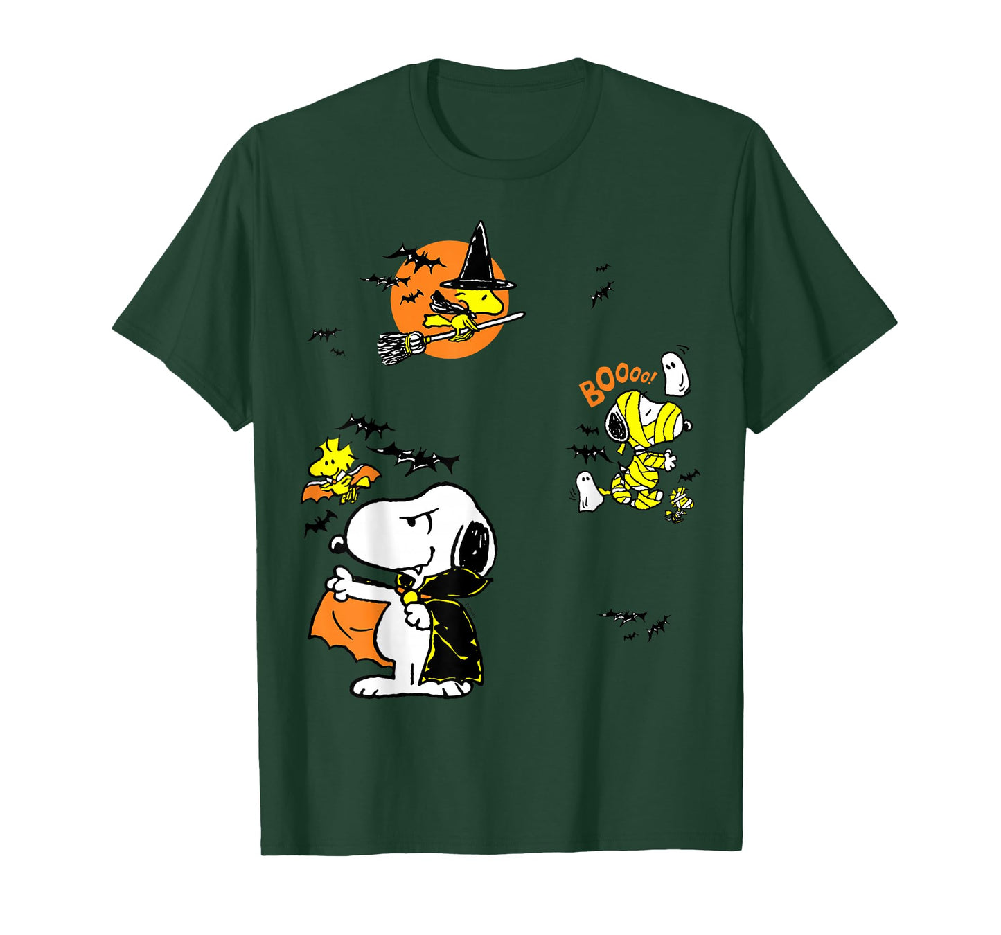 Snoopy and Woodstock Halloween Fun T-Shirt