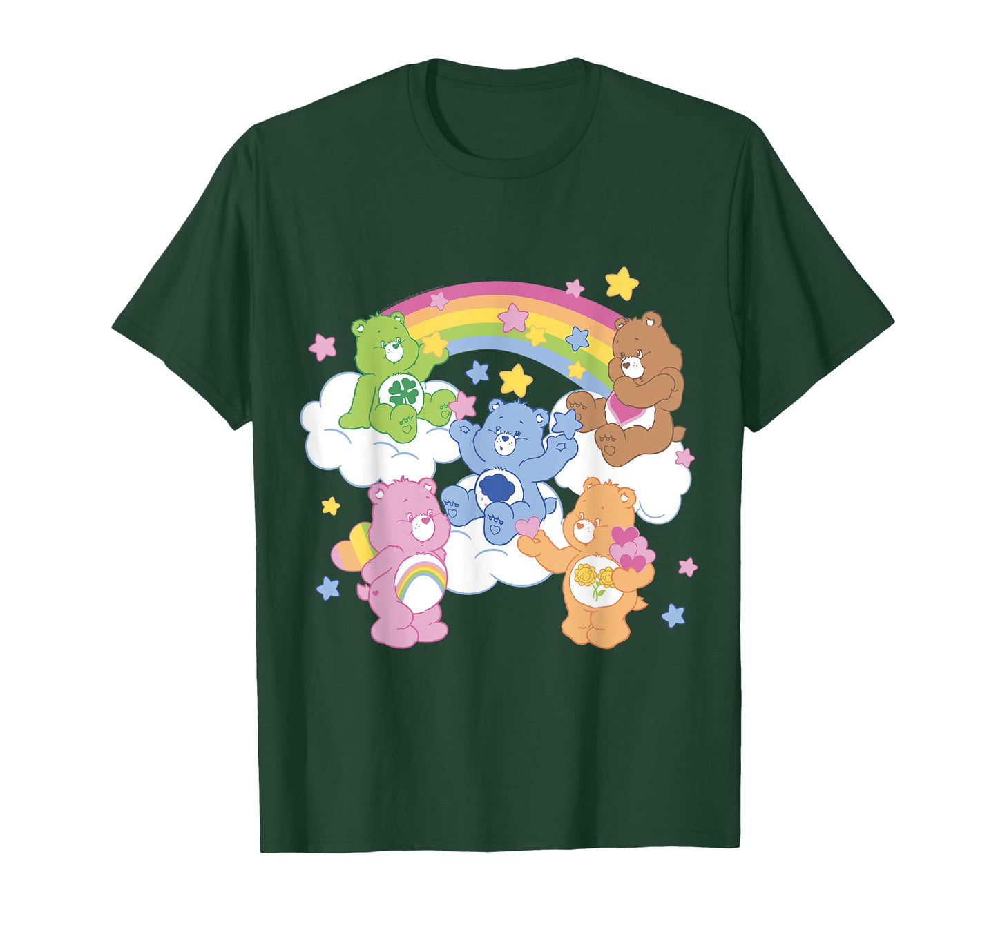Care Bears Rainbow Cloud Group T-Shirt