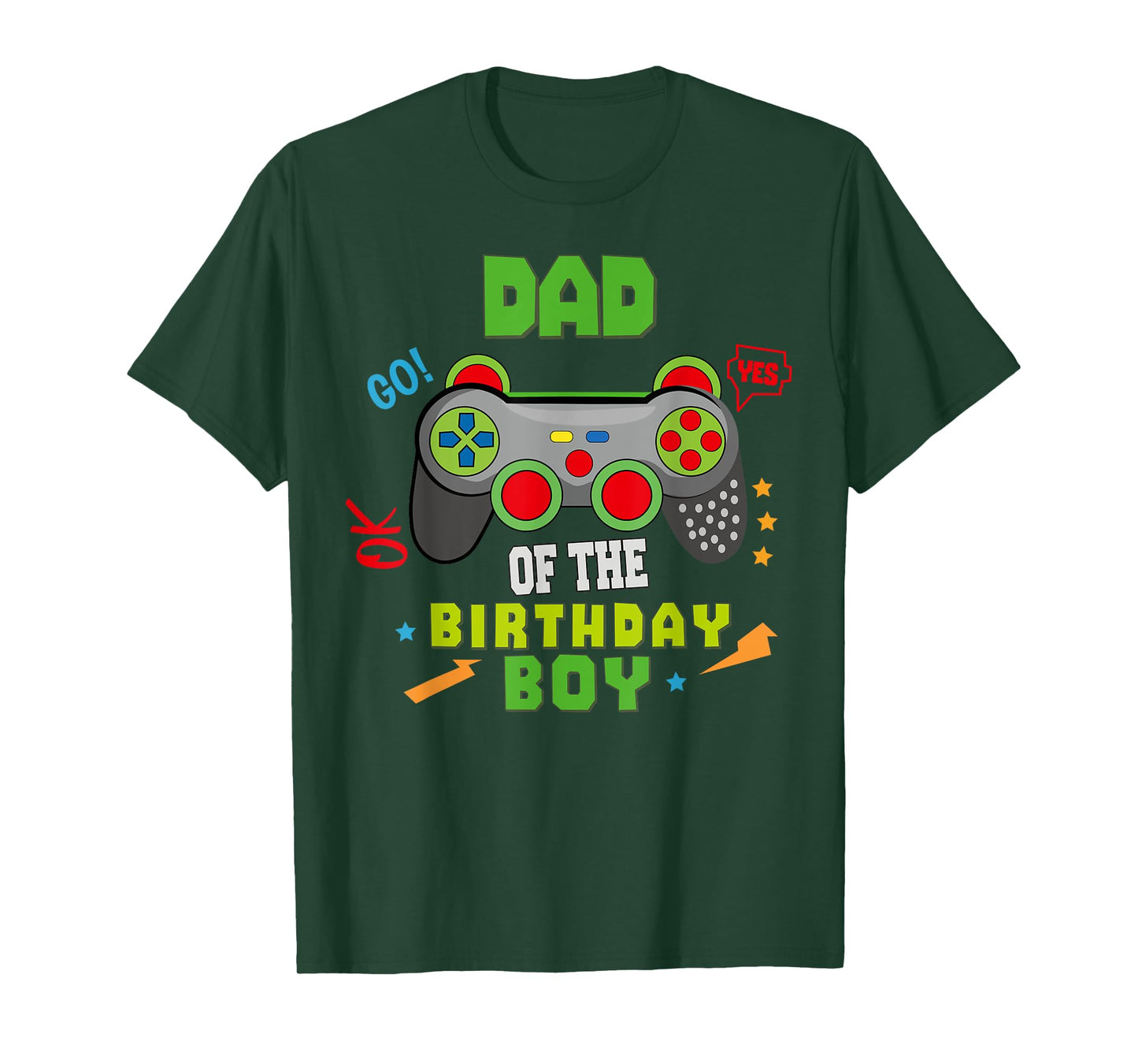 Dad of The Birthday for Boy Video Gamer Birthday T-Shirt
