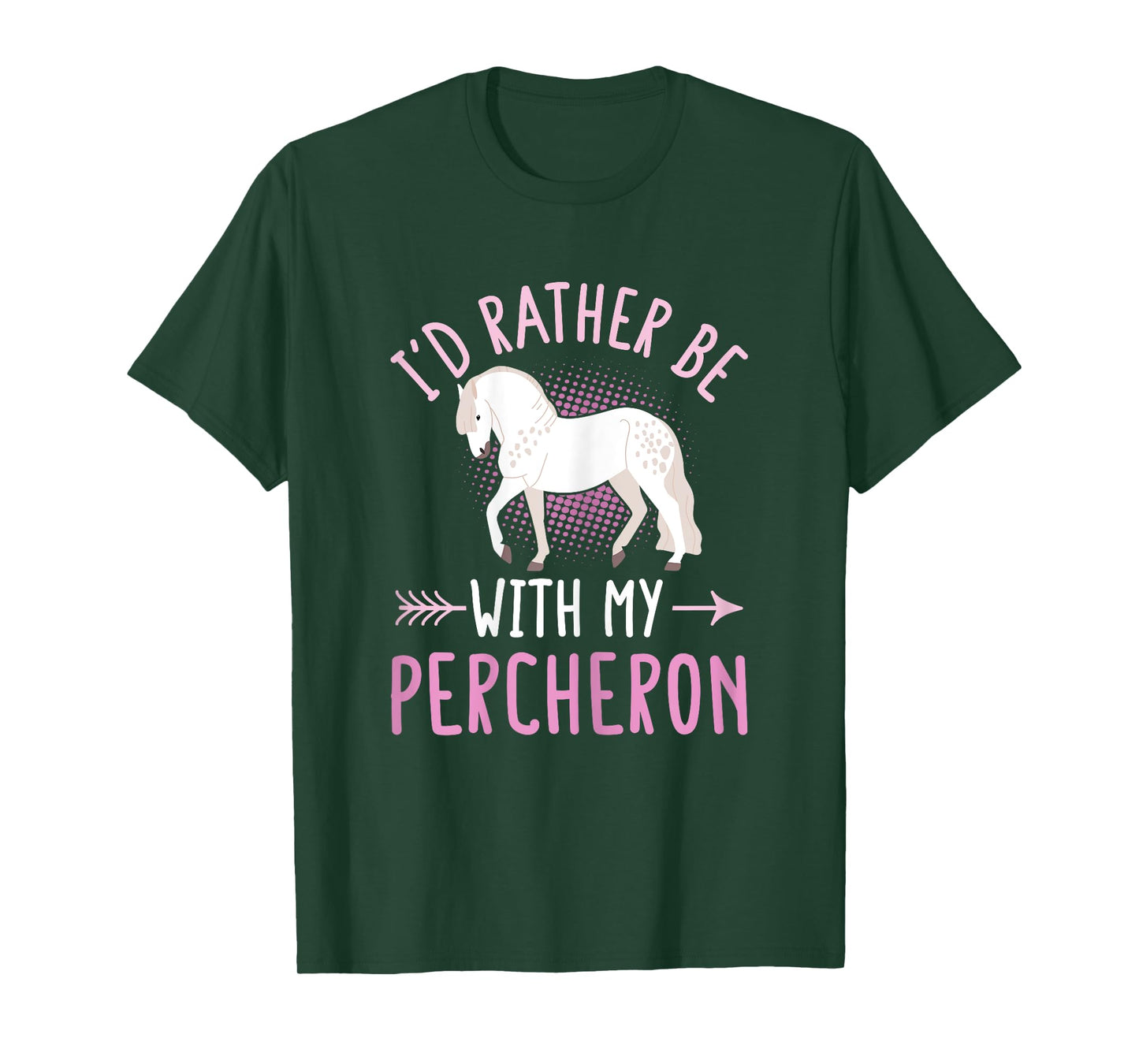 Percheron Horse Riding Quote for a Percheron owner T-Shirt