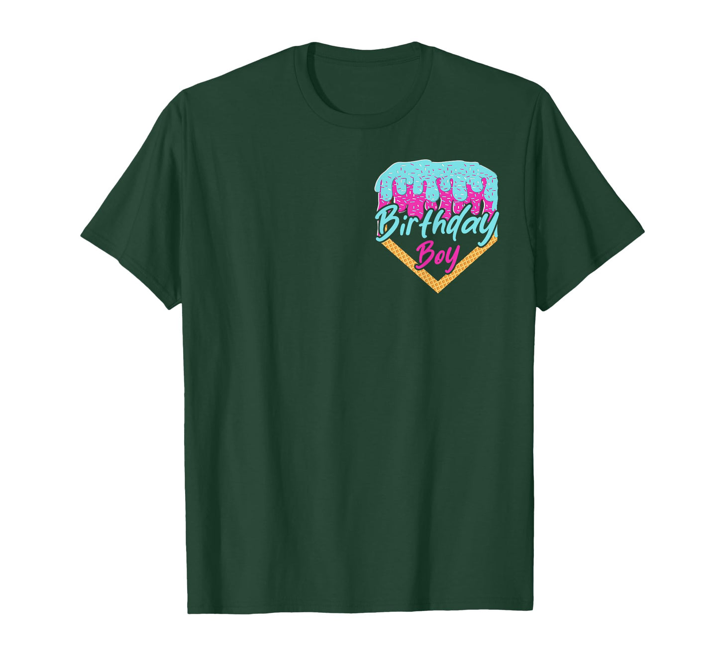 Baseball 12 Year Old Ice Cream Drip 12th Birthday Boy 12 T-Shirt