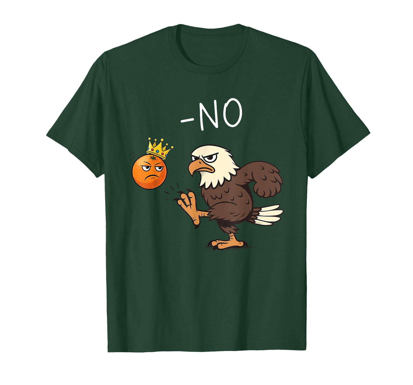 Funny Eagle No Kings October 18 No Kings Day Men Women T-Shirt