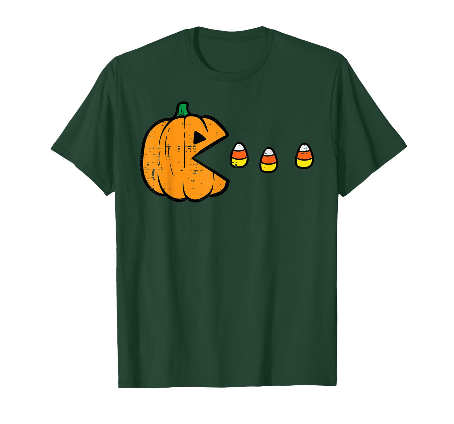 Halloween Video Game Eating Candy Corns Gaming Boys Kids Men T-Shirt