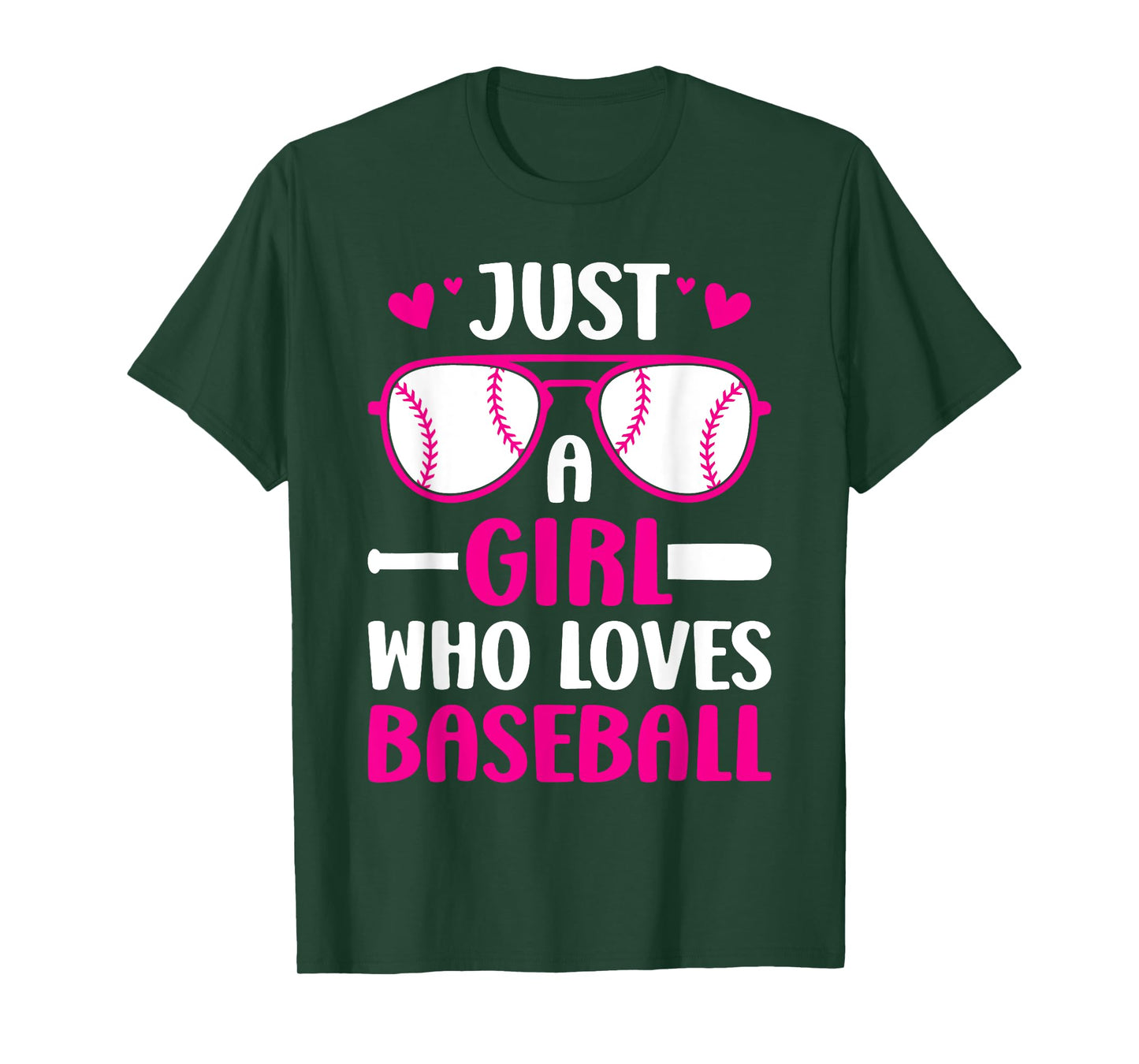 Just a Girl Who Loves Baseball T-Shirt