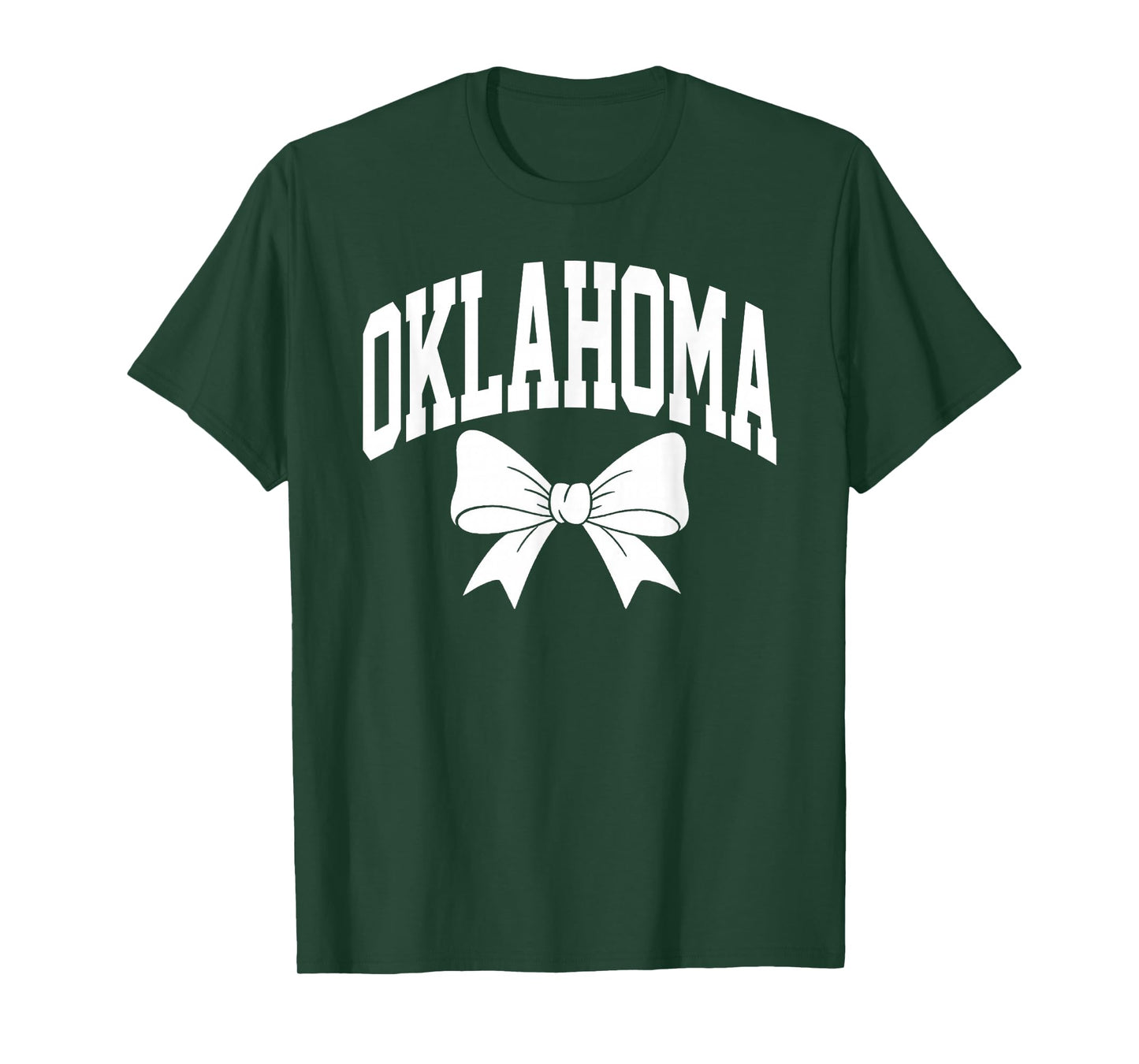 Oklahoma Cute Bow for Women Girls Sisters Daughters Kids T-Shirt
