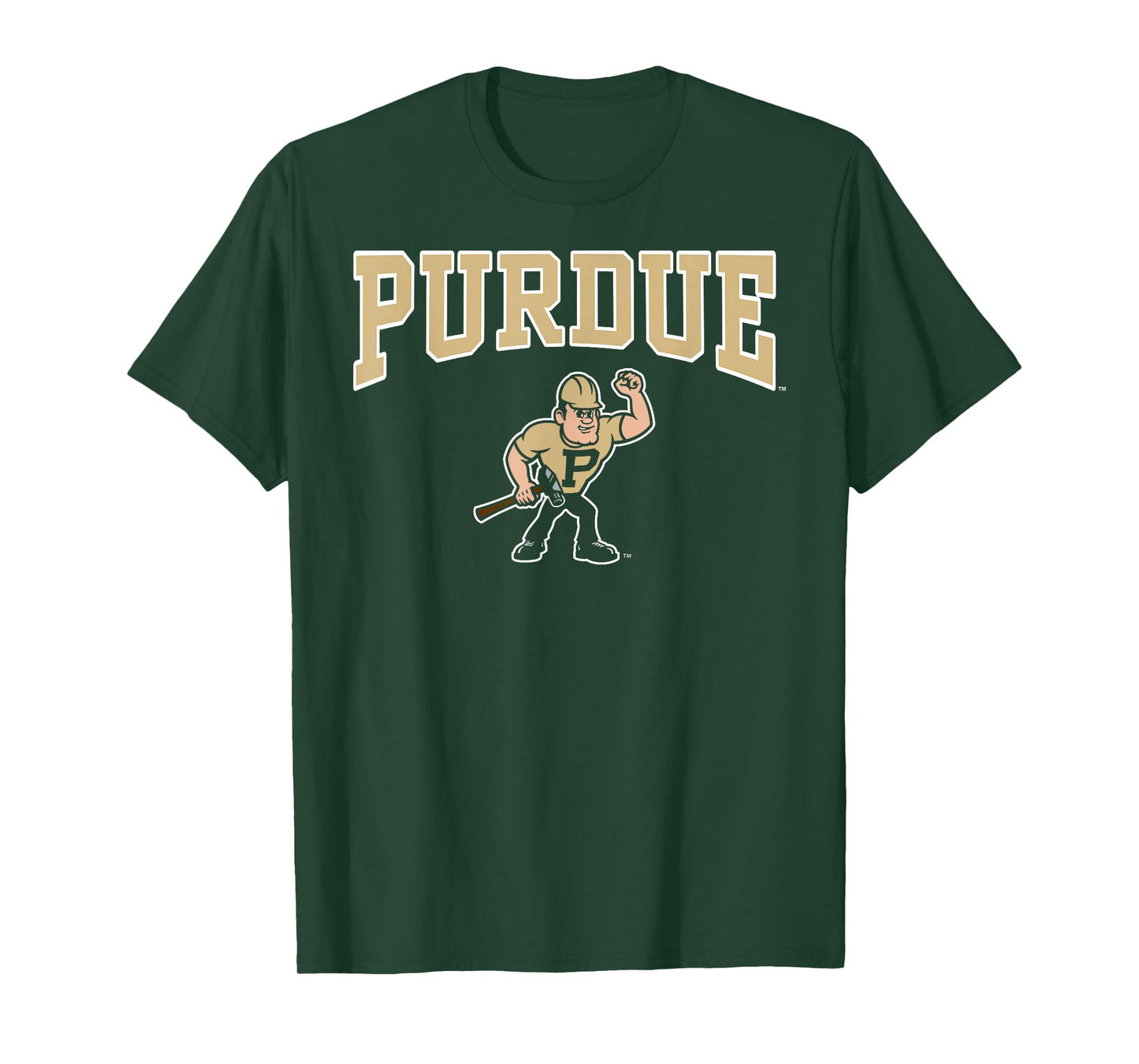 Elite Authentics Black Purdue Boilermakers Arch Logo T-Shirt