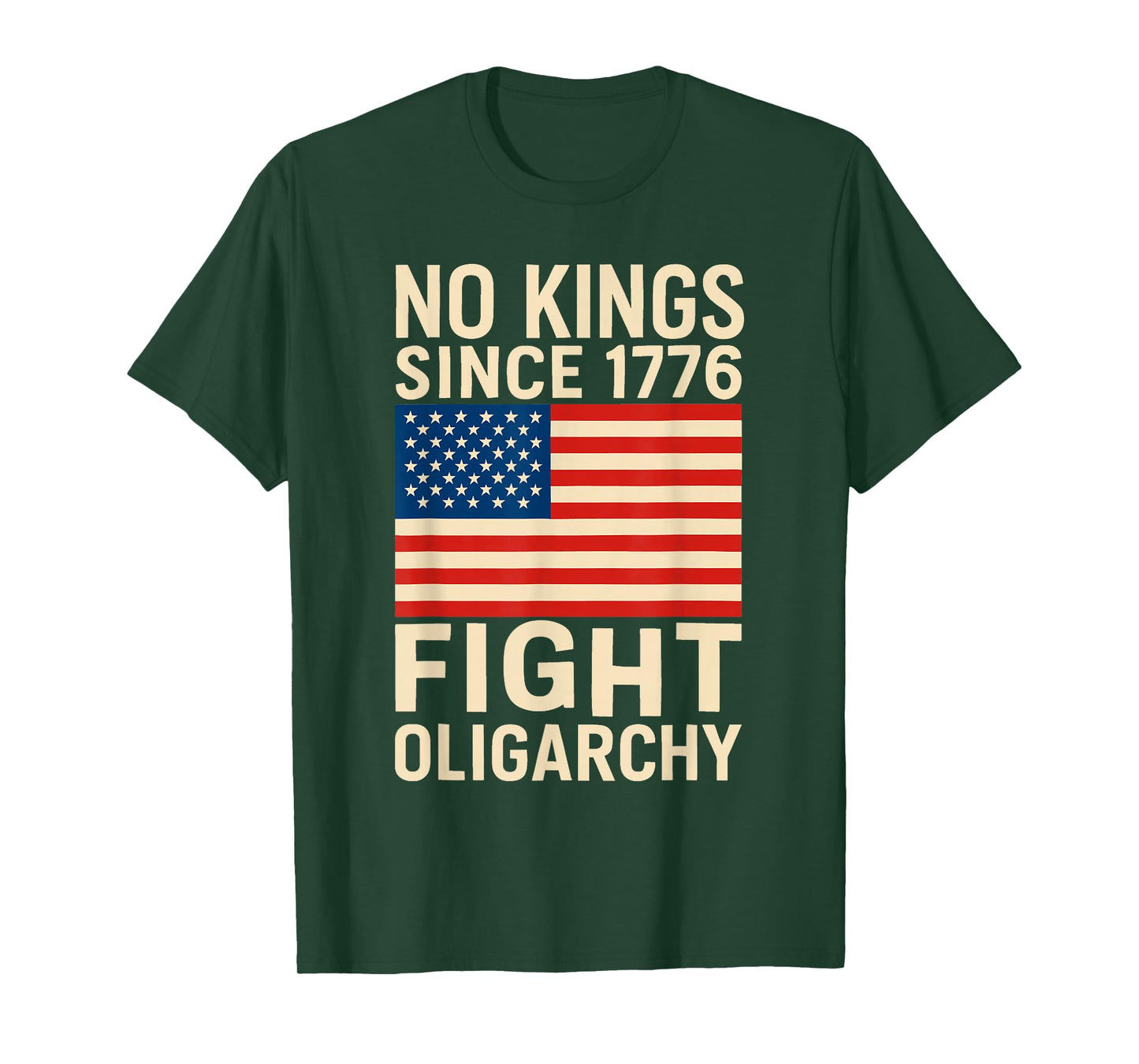 No Kings Fight Oligarchy Since 1776 T-Shirt
