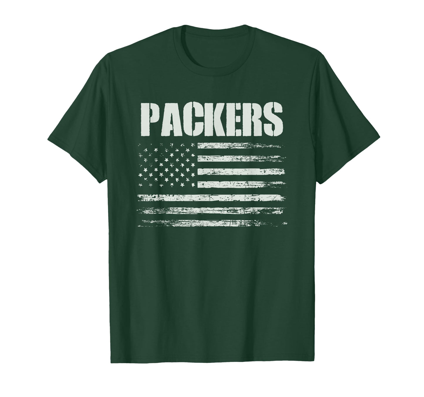 Packers USA Flag Colquitt County High School Pride T-Shirt