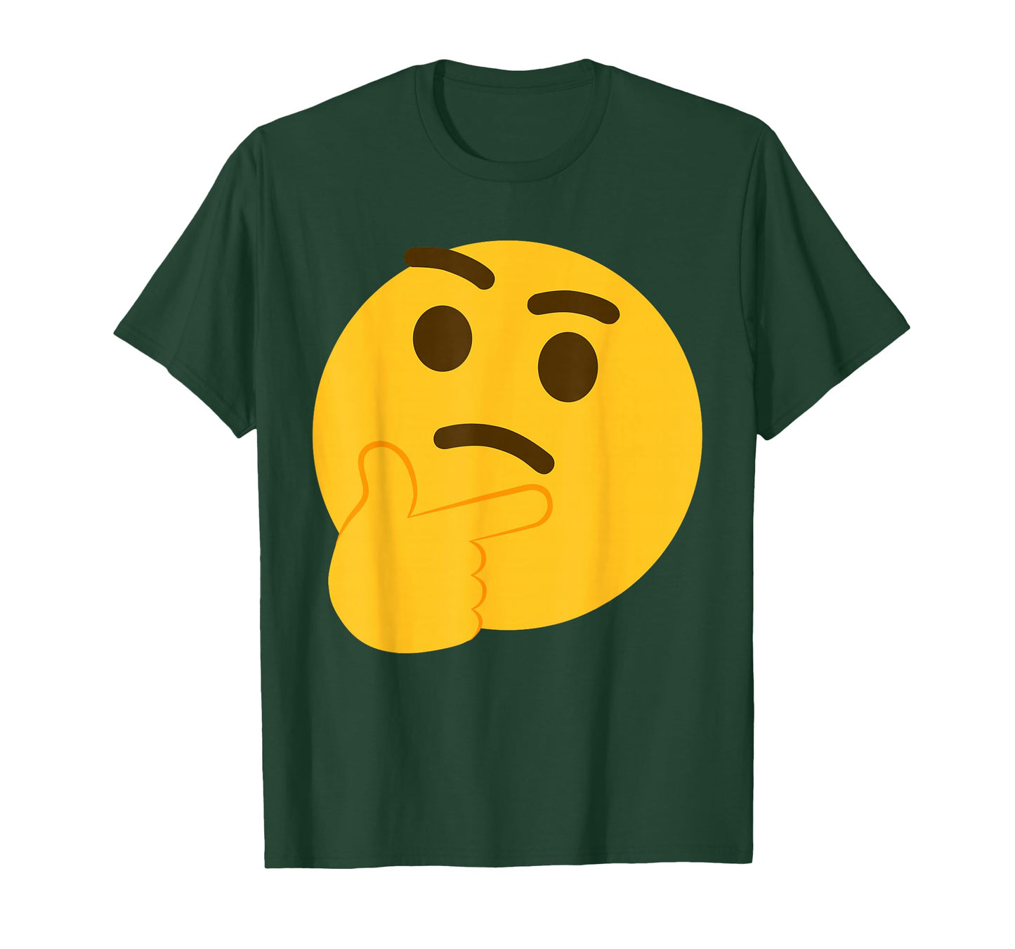 Funny Emoticon Thinking Face Thinker T-Shirt