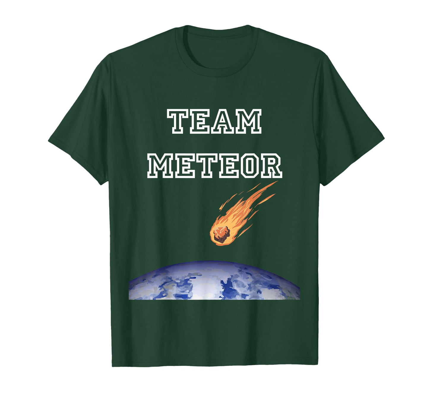 Team Meteor Crashing Into Planet T-Shirt