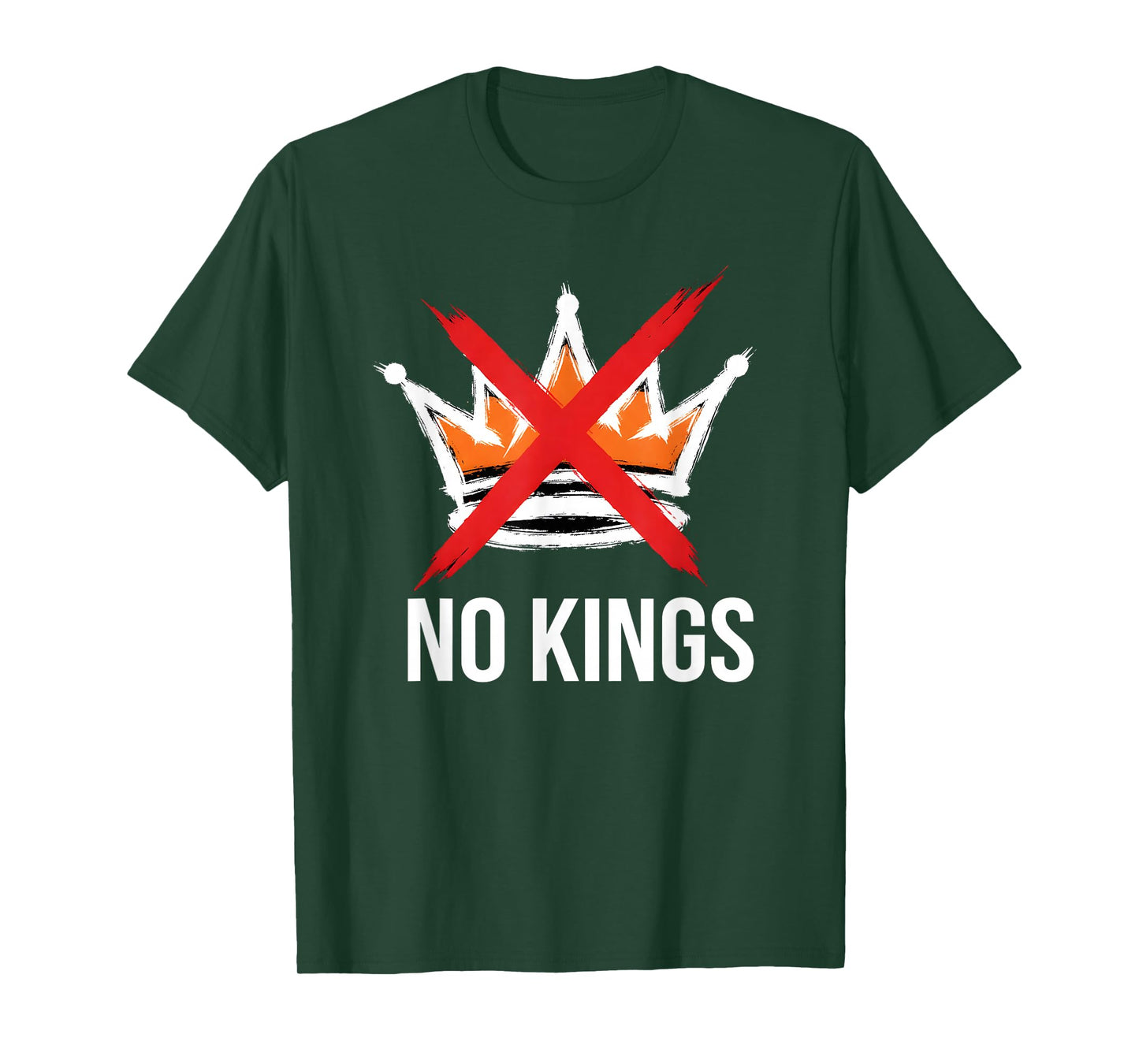 No Kings Protest Democracy No Kings in America Patriotic T-Shirt