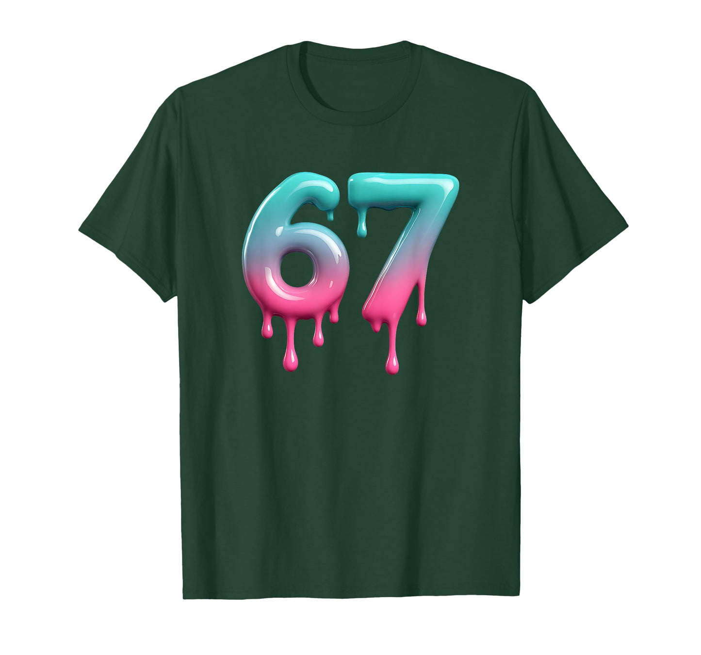 Six Seven 67 Meme for Gen Alpha Kids and Adults 6 7 T-Shirt