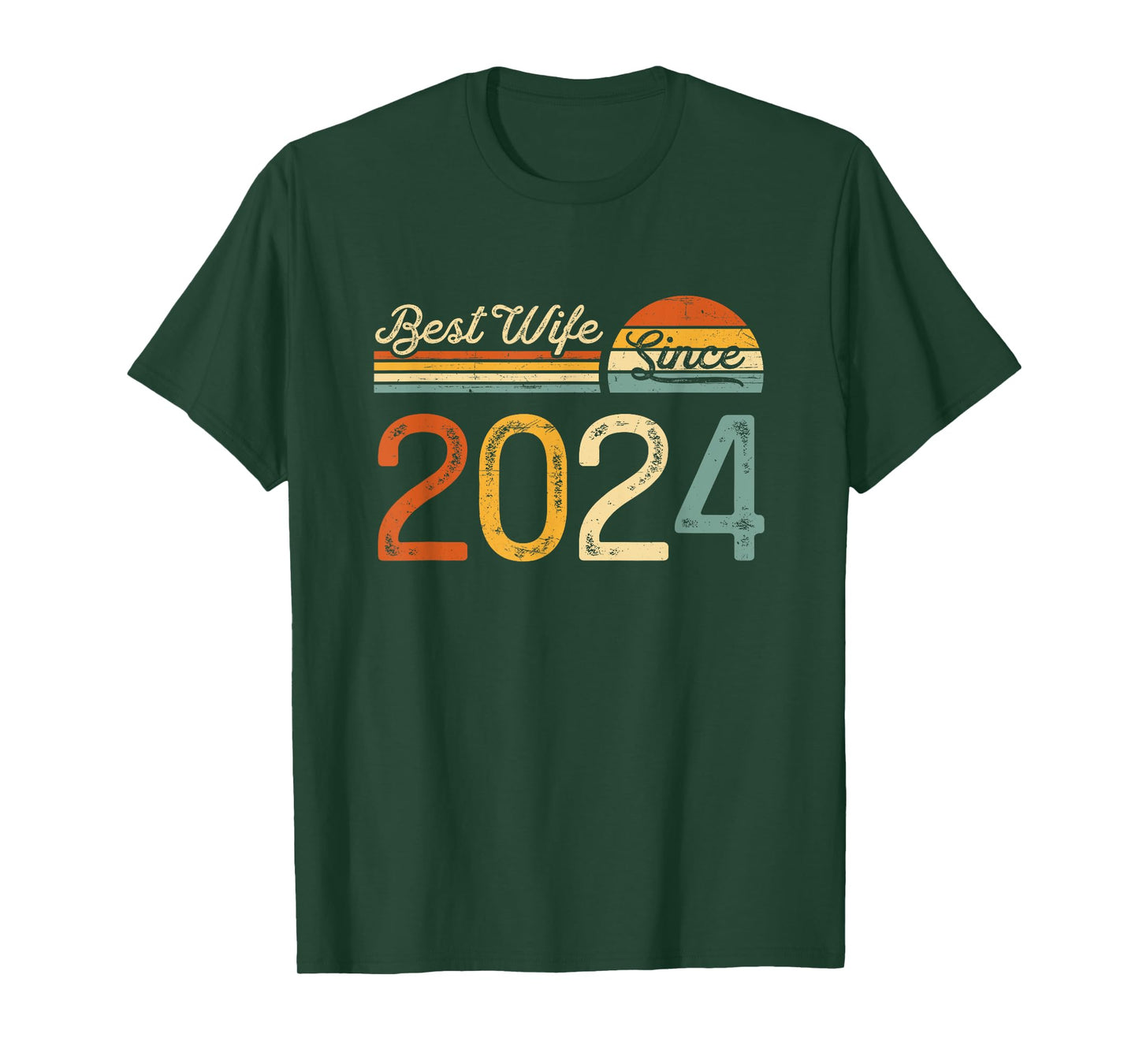 1st wedding anniversary - Best Wife Since 2024 1 years T-Shirt