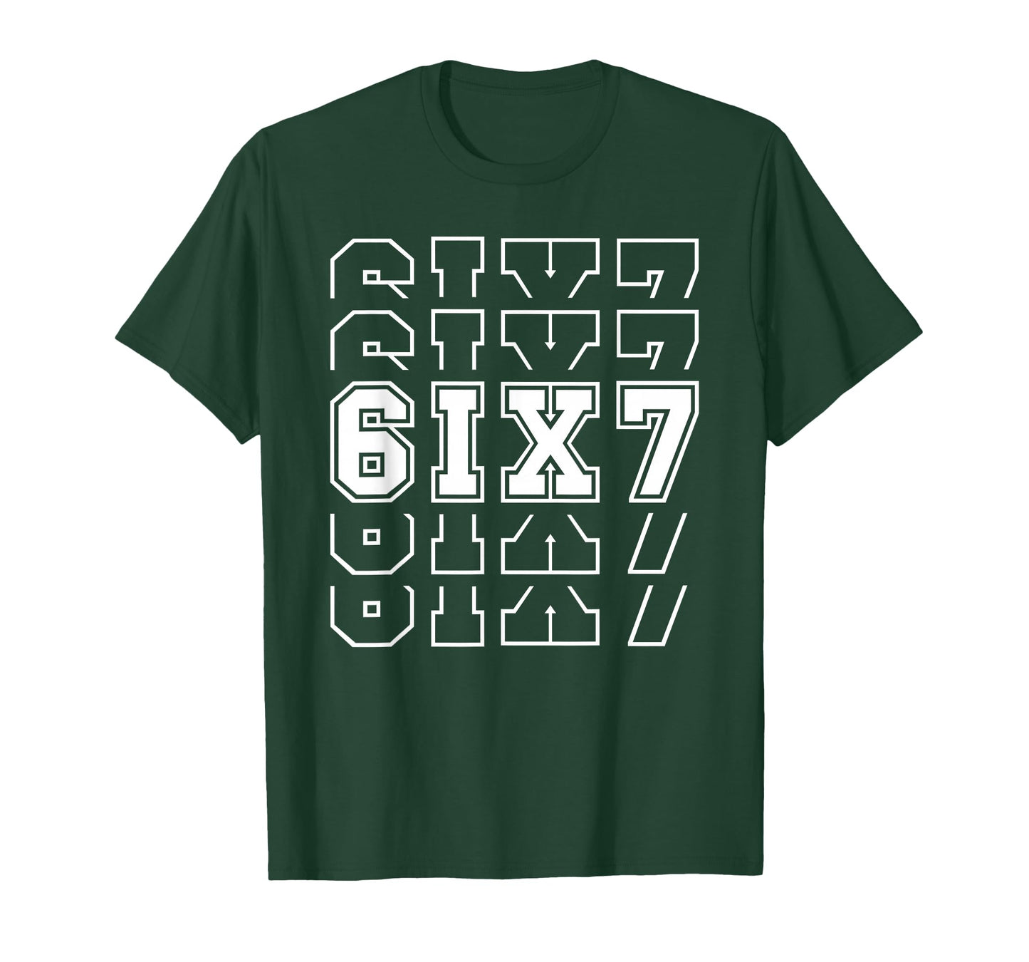 67 Six Seven 6 7 Meme Design Funny 6 7 T-Shirt